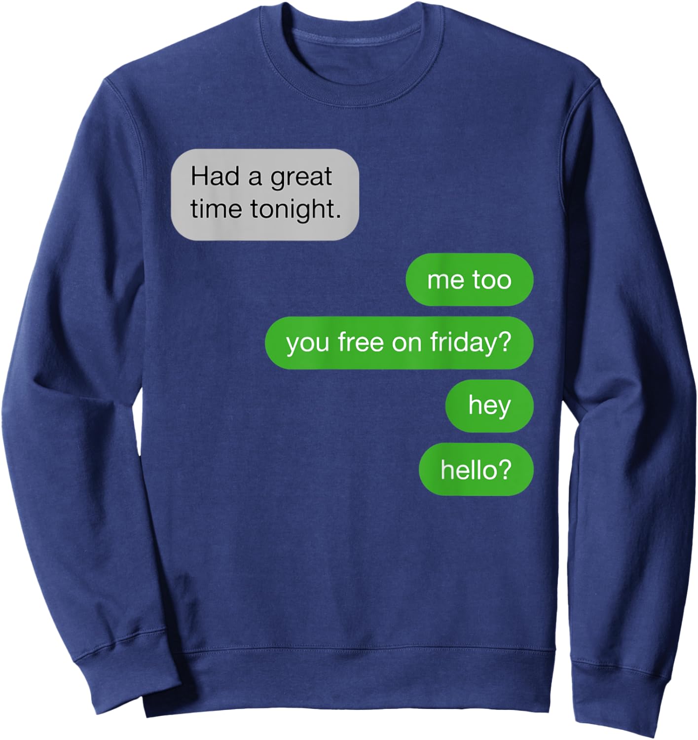 Ghosting Instant Messenger Ghost Halloween Costume 2022 Idea Sweatshirt - Sweatshirt | Navy