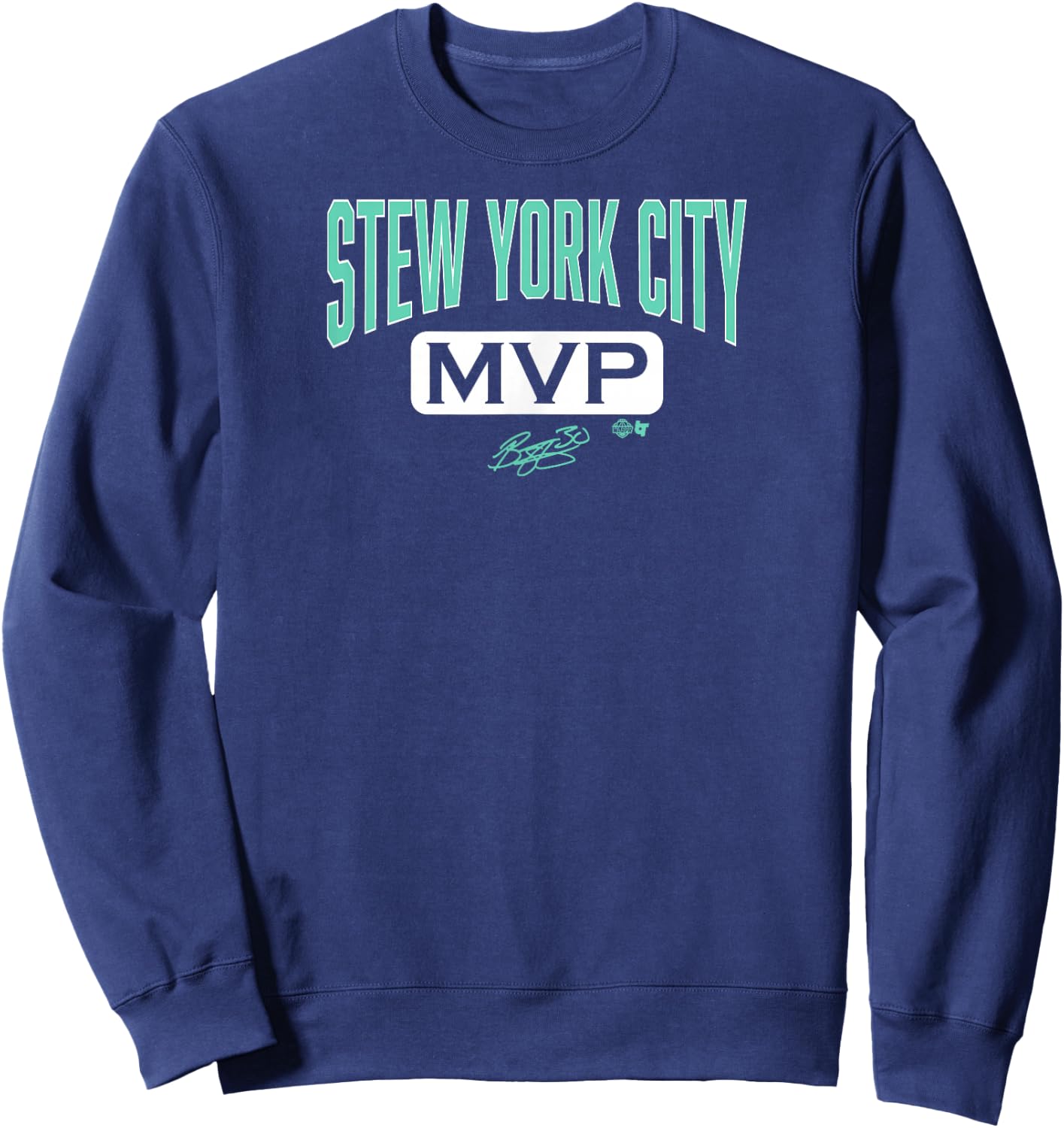 Breanna Stewart: Stew York City MVP - New York Basketball Sweatshirt - Sweatshirt | Navy