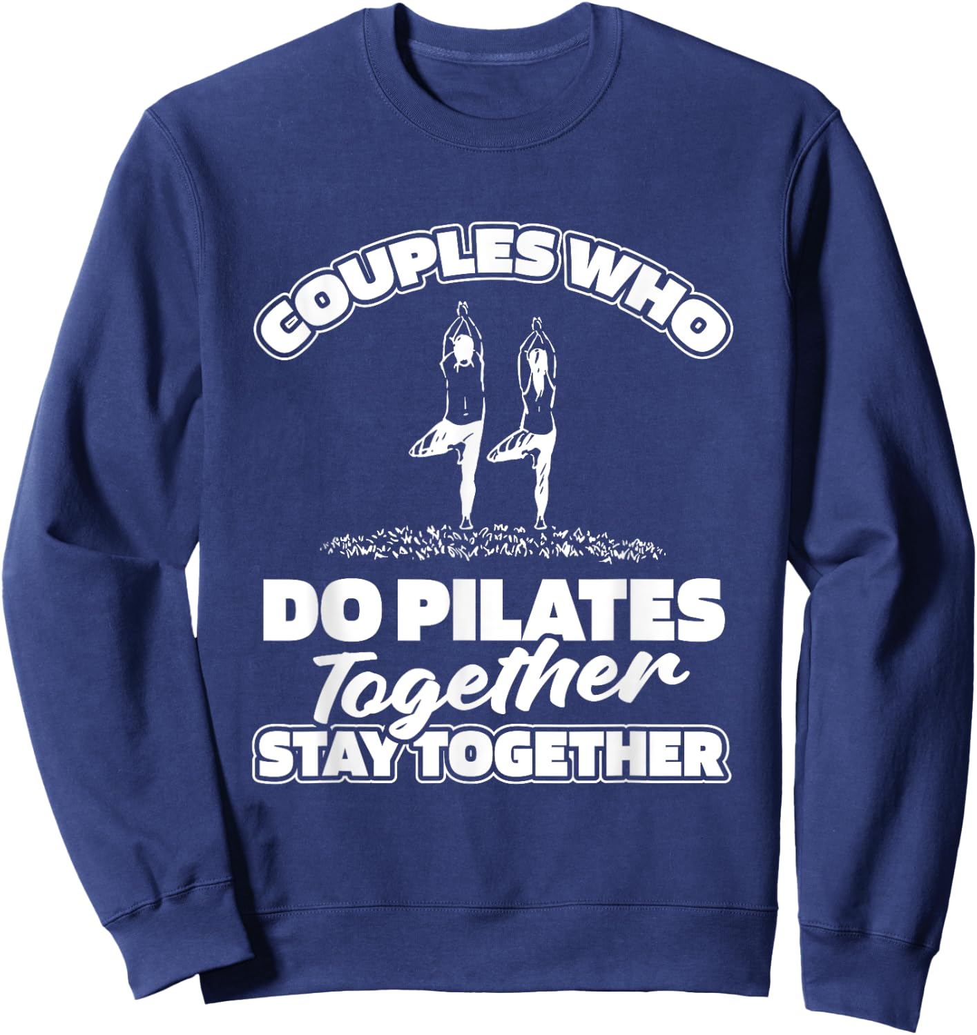 Pilates Couple Fitness - Training Pilates Sweatshirt - Sweatshirt | Navy