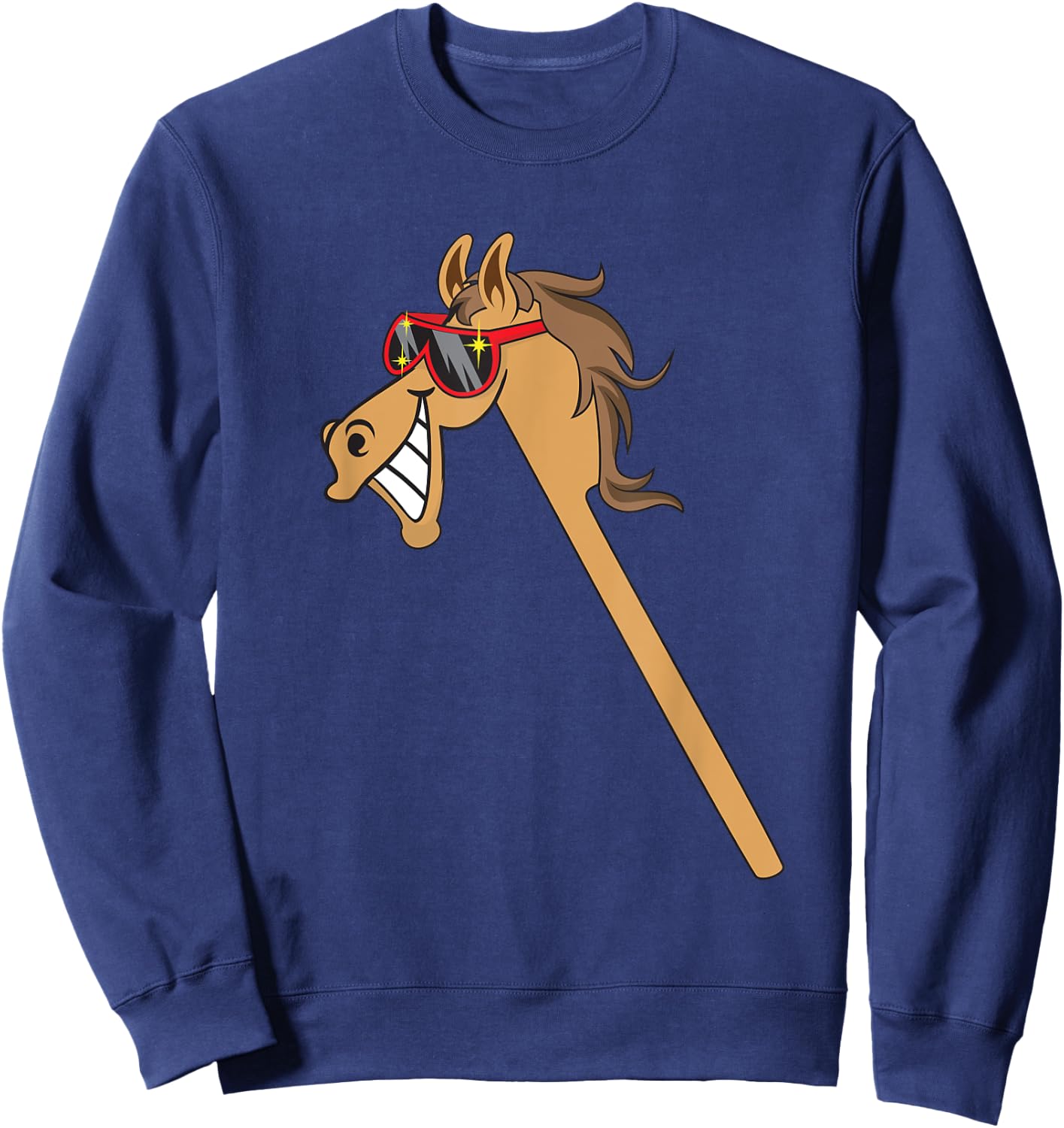 Hobby Horse Horsing Sport for Girls Sweatshirt - Sweatshirt | Navy
