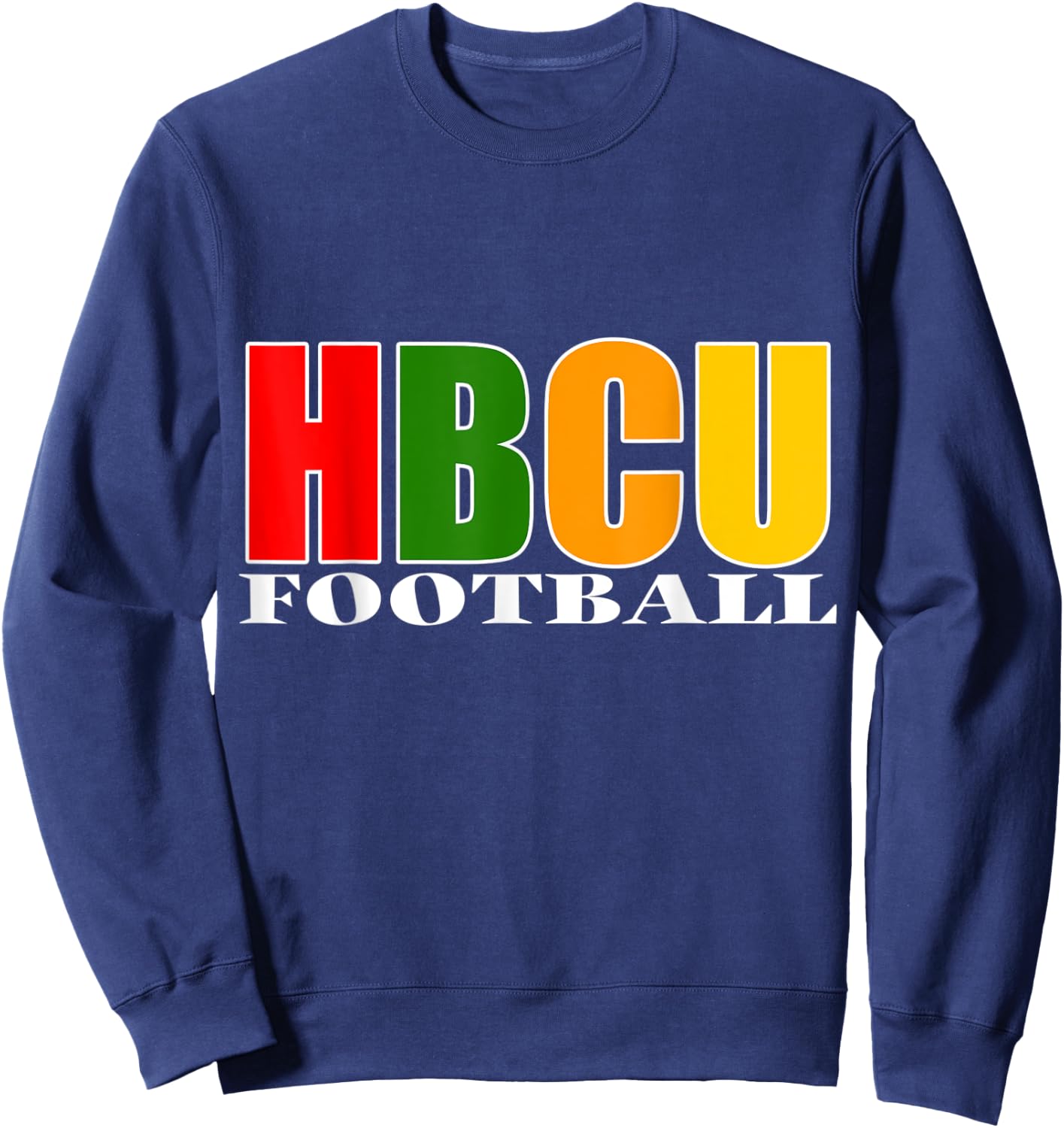 HBCU Football Apparel Historical Black college Alumni Sweatshirt - Sweatshirt | Navy