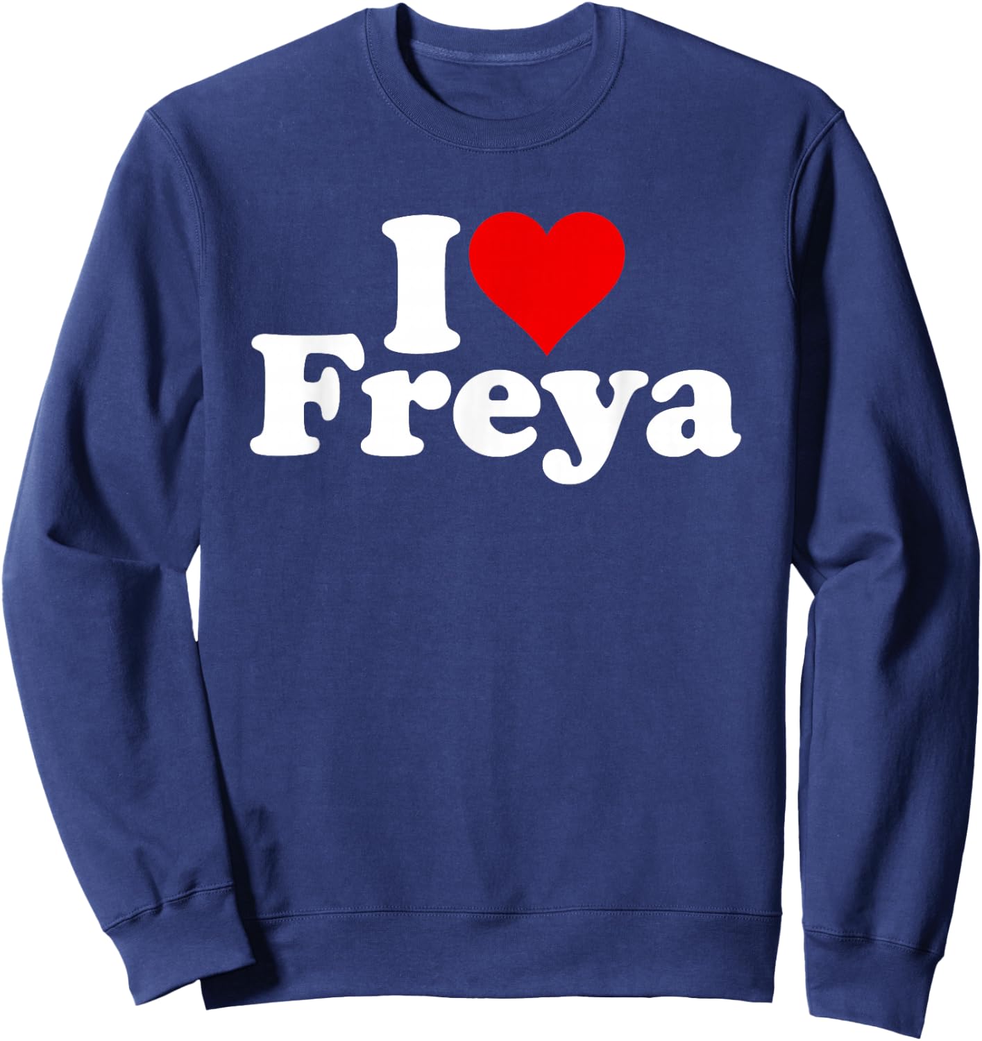 I Love Heart Freya Sweatshirt - Sweatshirt | Navy