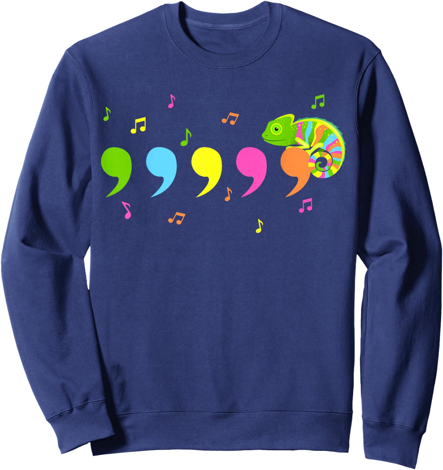 Comma Chameleon , Black, Small Sweatshirt - Sweatshirt | Navy