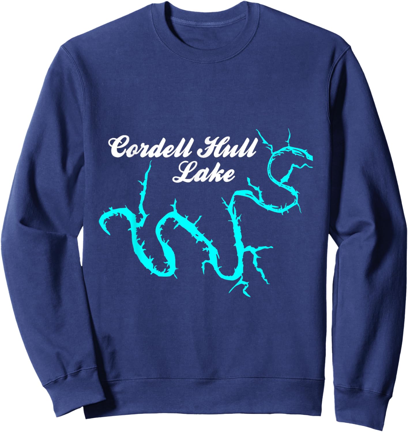 Minimalist Cordell Hull Lake - Tennessee Sweatshirt - Sweatshirt | Navy