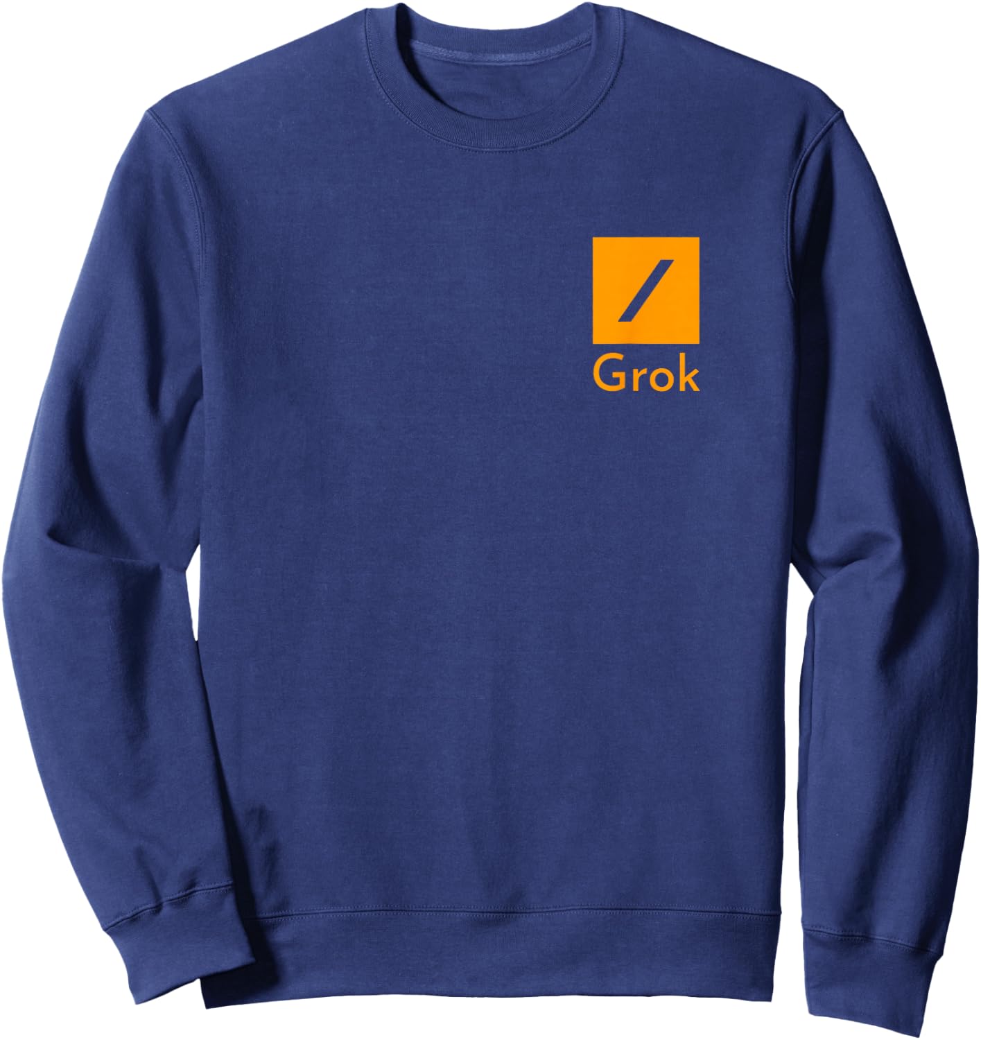 (TWO SIDED) Grok AI - Independent Artificial Intelligence Sweatshirt - Sweatshirt | Navy