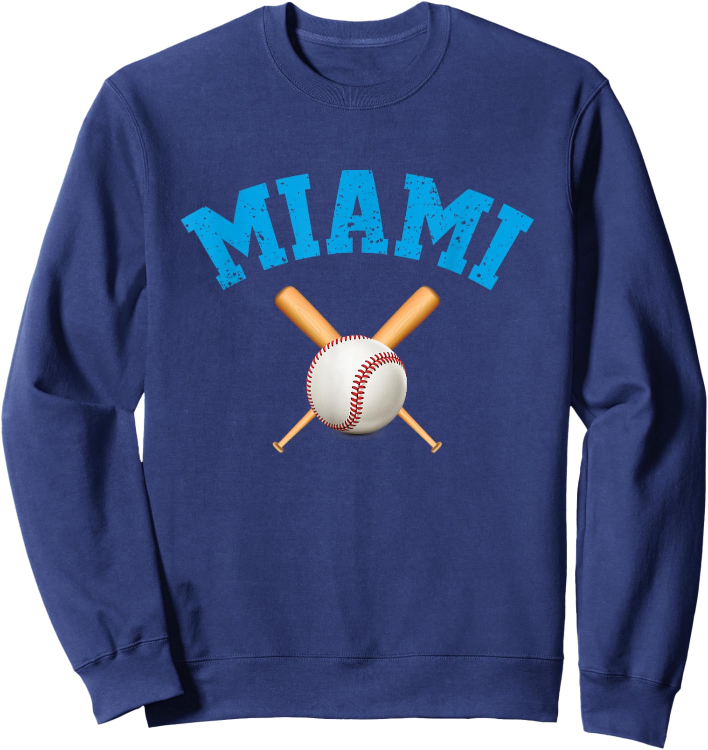 Miami Baseball Sweatshirt - Sweatshirt | Navy