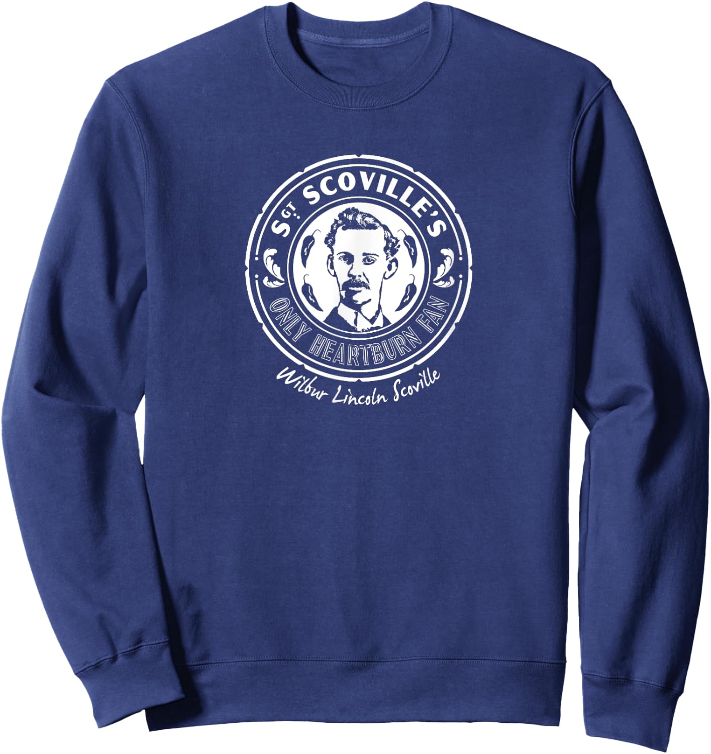 Scoville Scale Heartburn Fan Sweatshirt - Sweatshirt | Navy