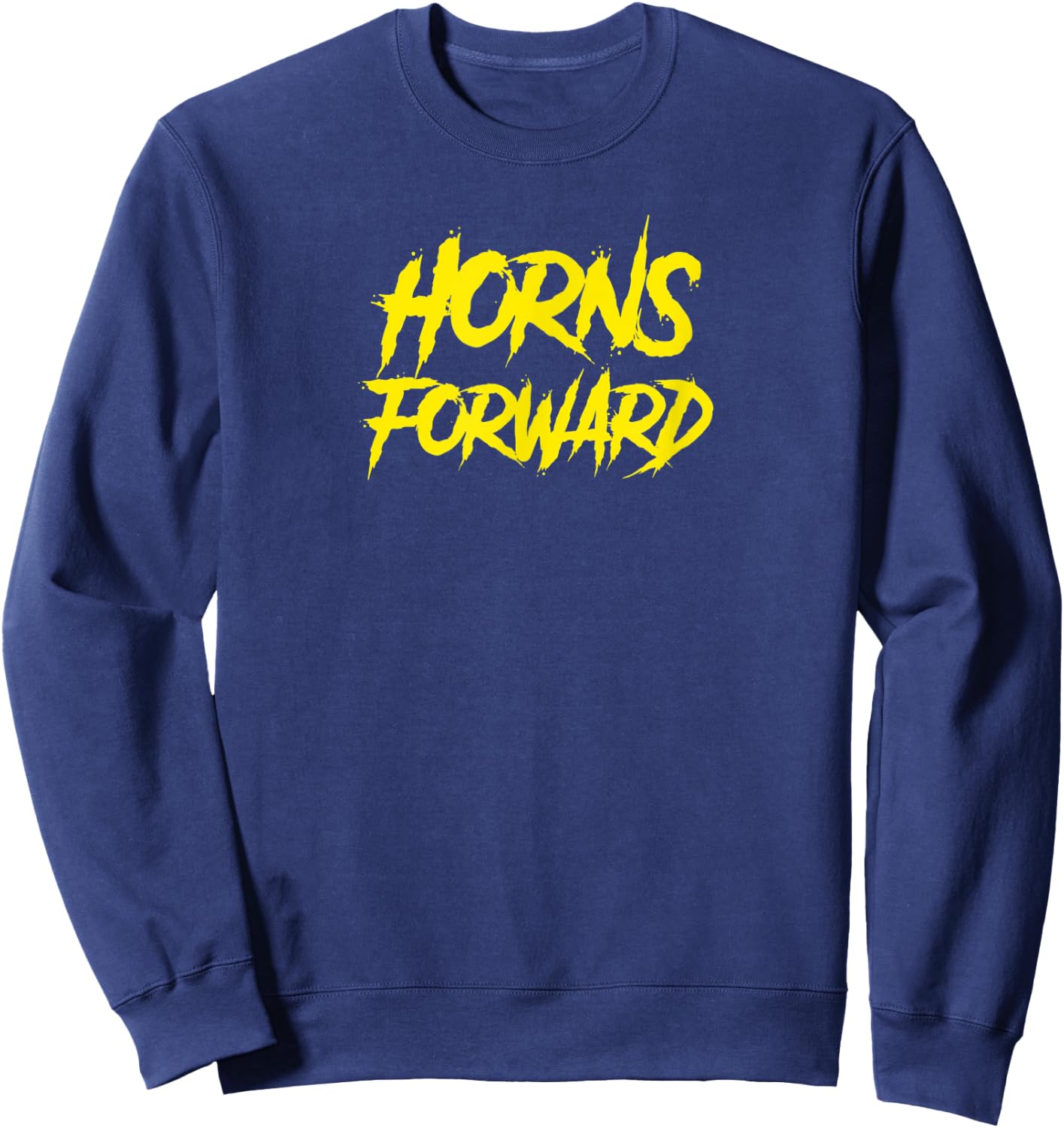 Horns Forward Brahmas San Antonio Football Tailgate Sweatshirt - Sweatshirt | Navy