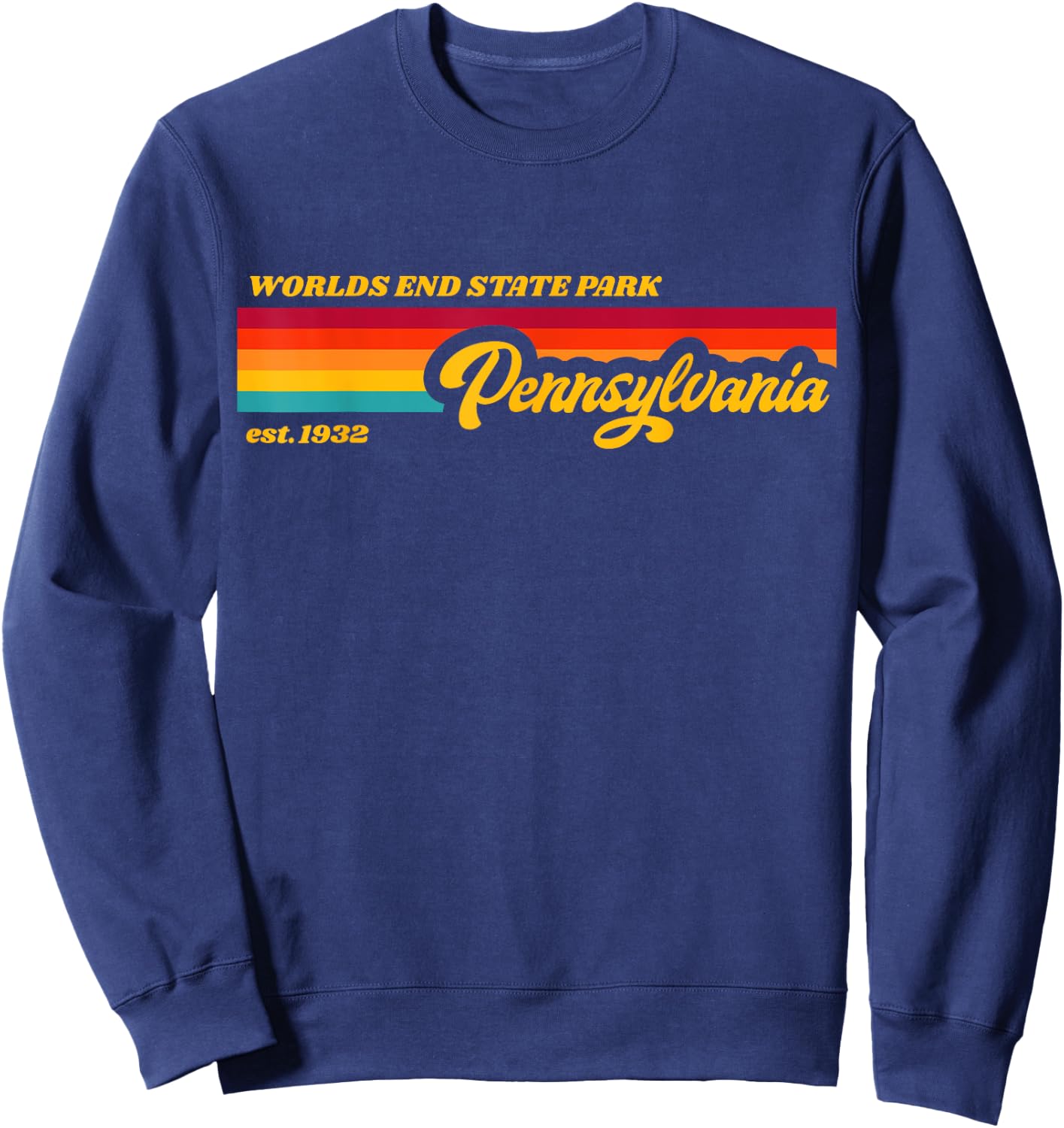 Pennsylvania WORLDS END State Park Sweatshirt - Sweatshirt | Navy