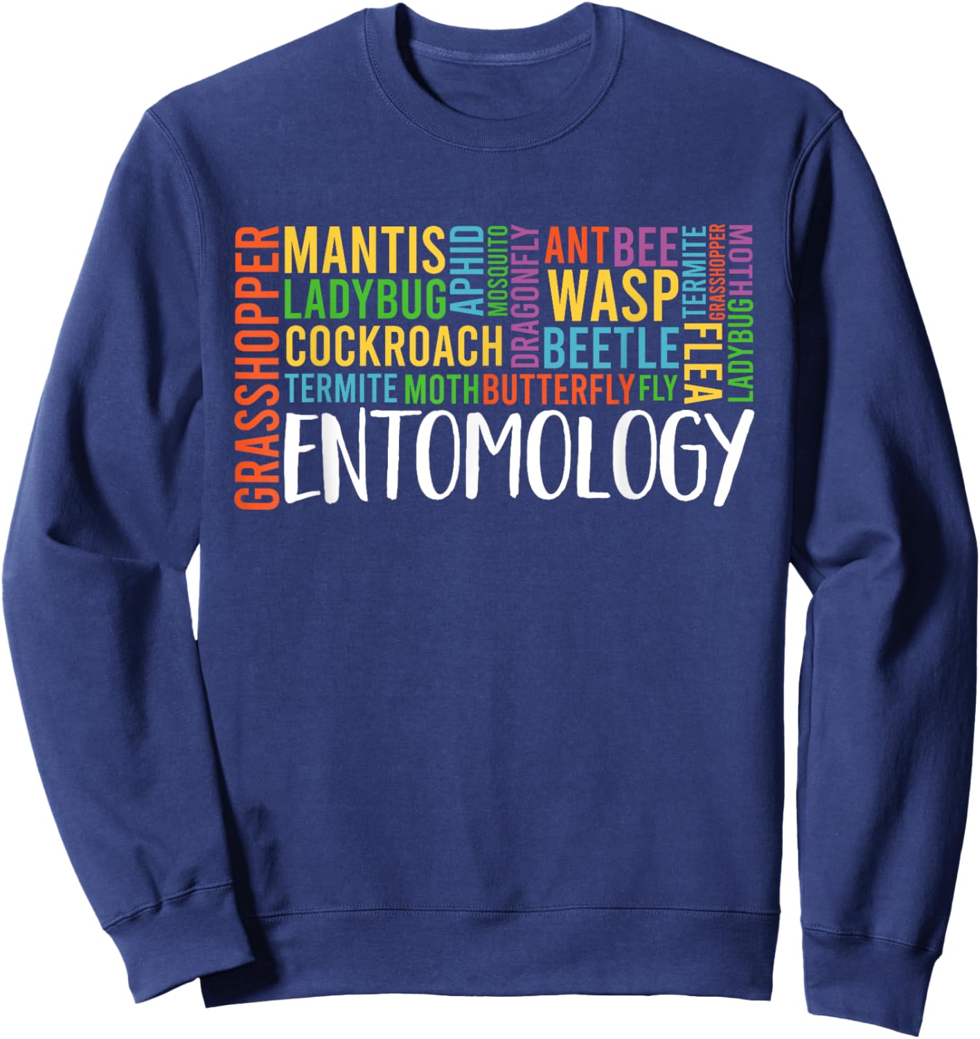 Entomology Insect Collector Bug Lover Entomologist Sweatshirt - Sweatshirt | Navy