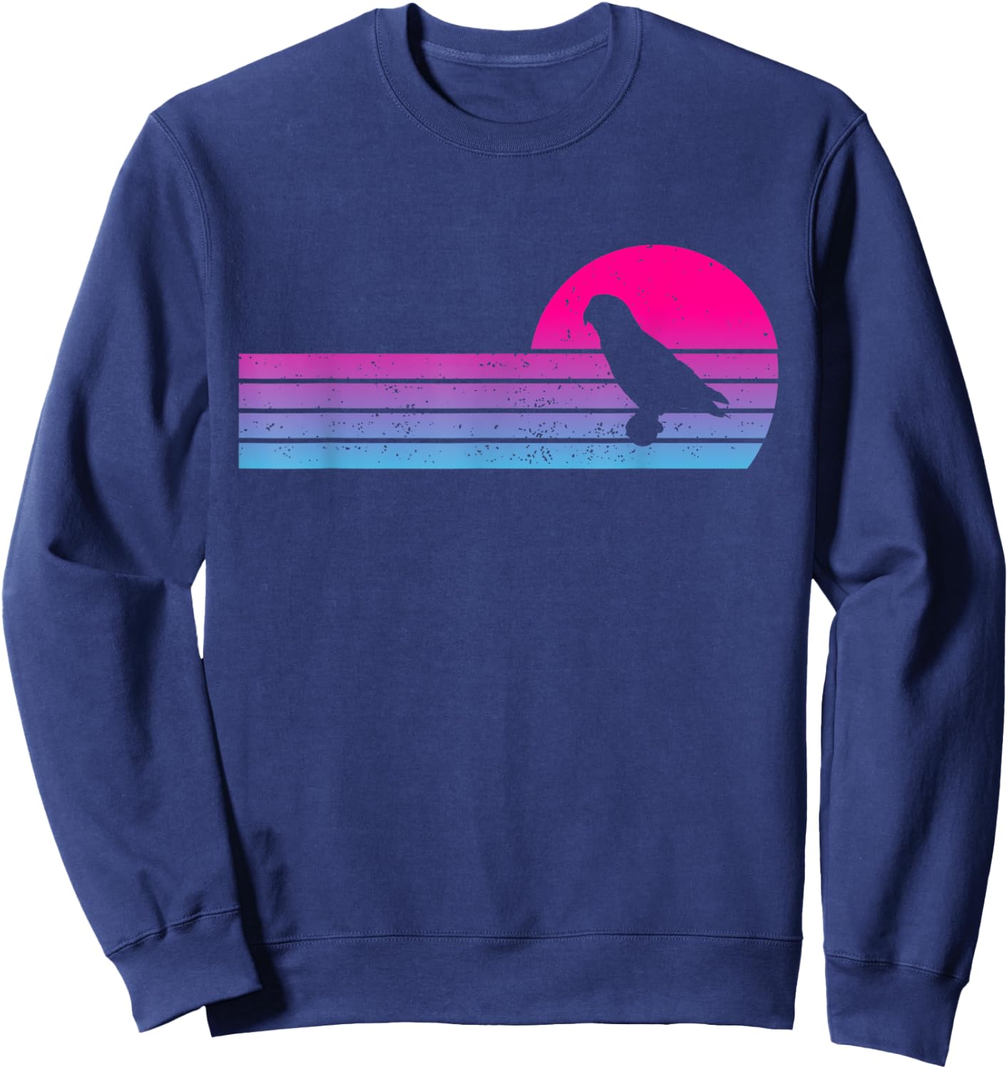 Meyers Parrot Vintage 70s 80s Retro Parrot Lover Sweatshirt - Sweatshirt | Navy