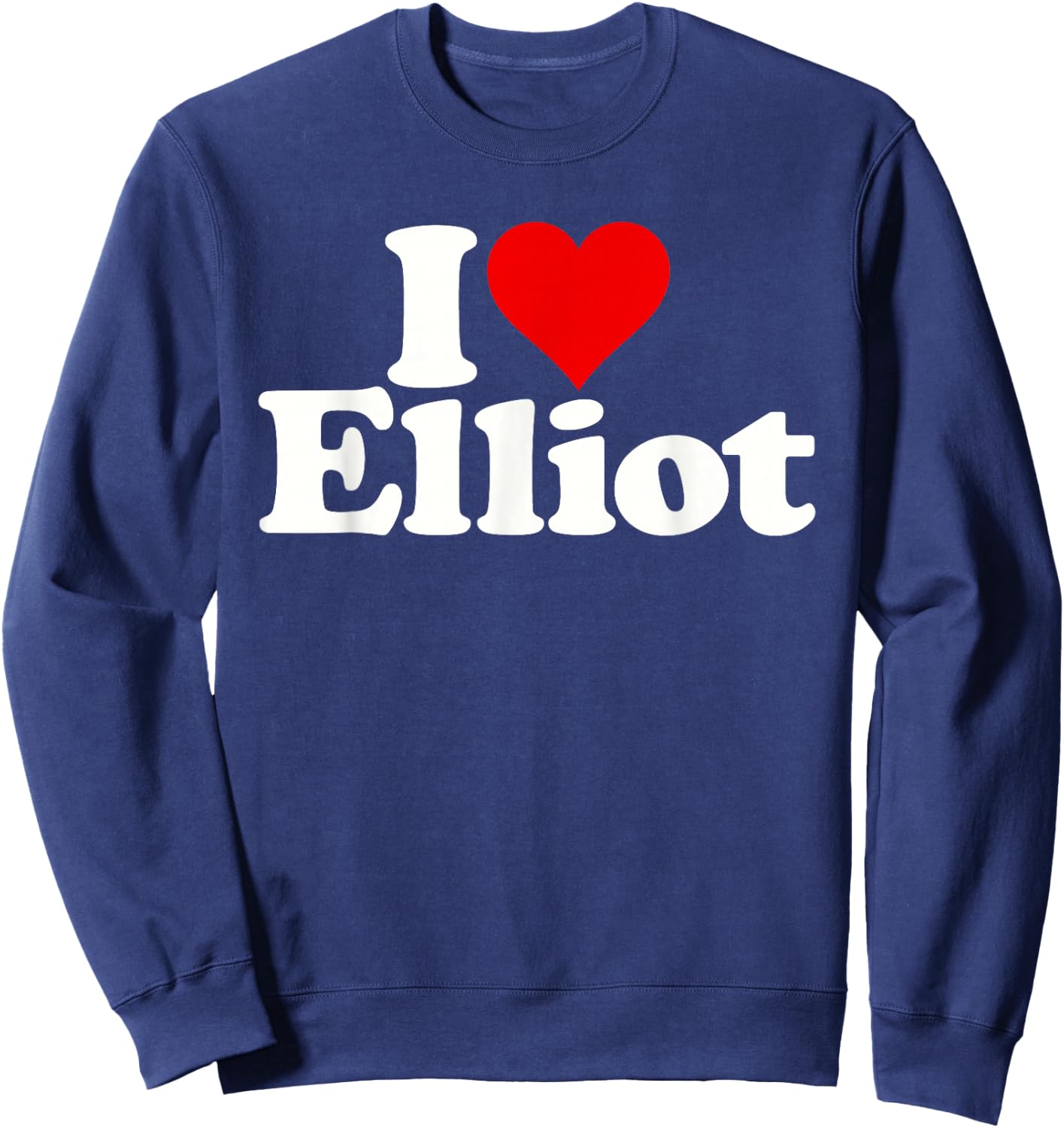I Love Heart Elliot Sweatshirt - Sweatshirt | Navy