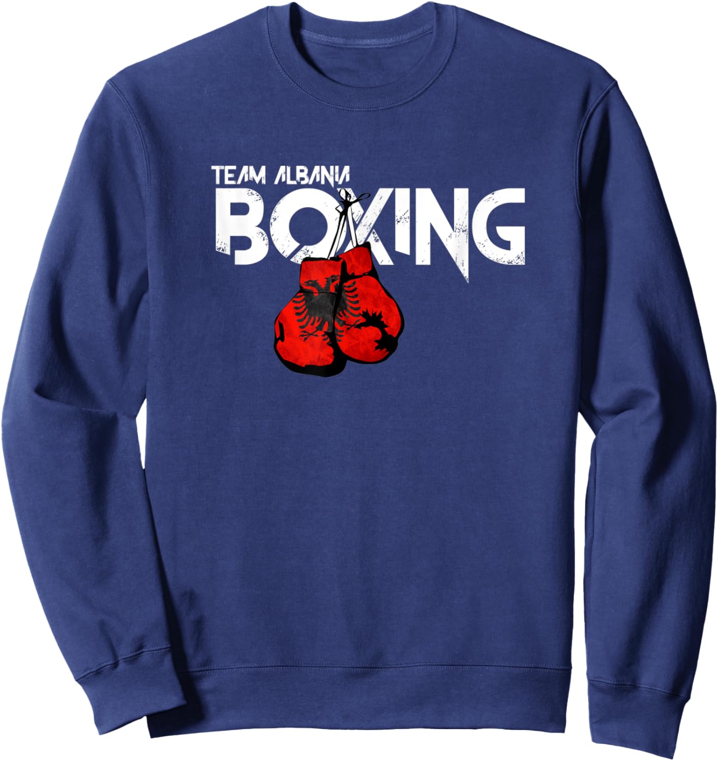 Albania Team Boxing Sweatshirt - Sweatshirt | Navy