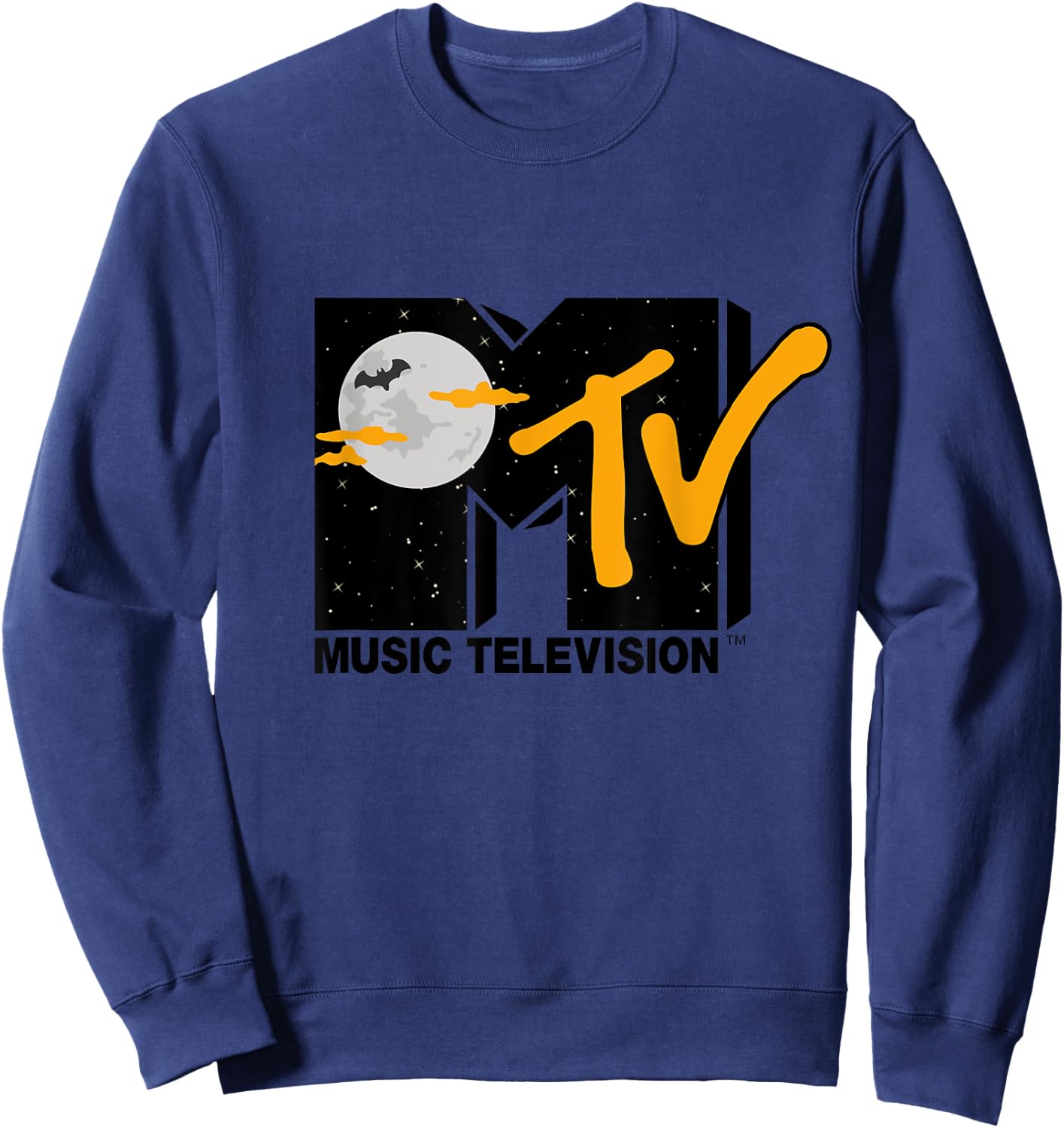 Mademark x MTV - The official MTV Logo original for Halloween Sweatshirt - Sweatshirt | Navy