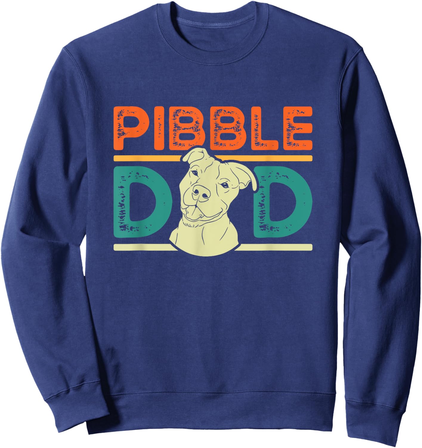 Pibble Dad Sweatshirt - Sweatshirt | Navy