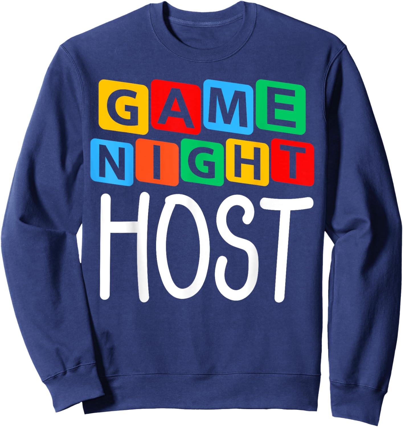 Trivia Night Team Family Game Night Host Sweatshirt - Sweatshirt | Navy