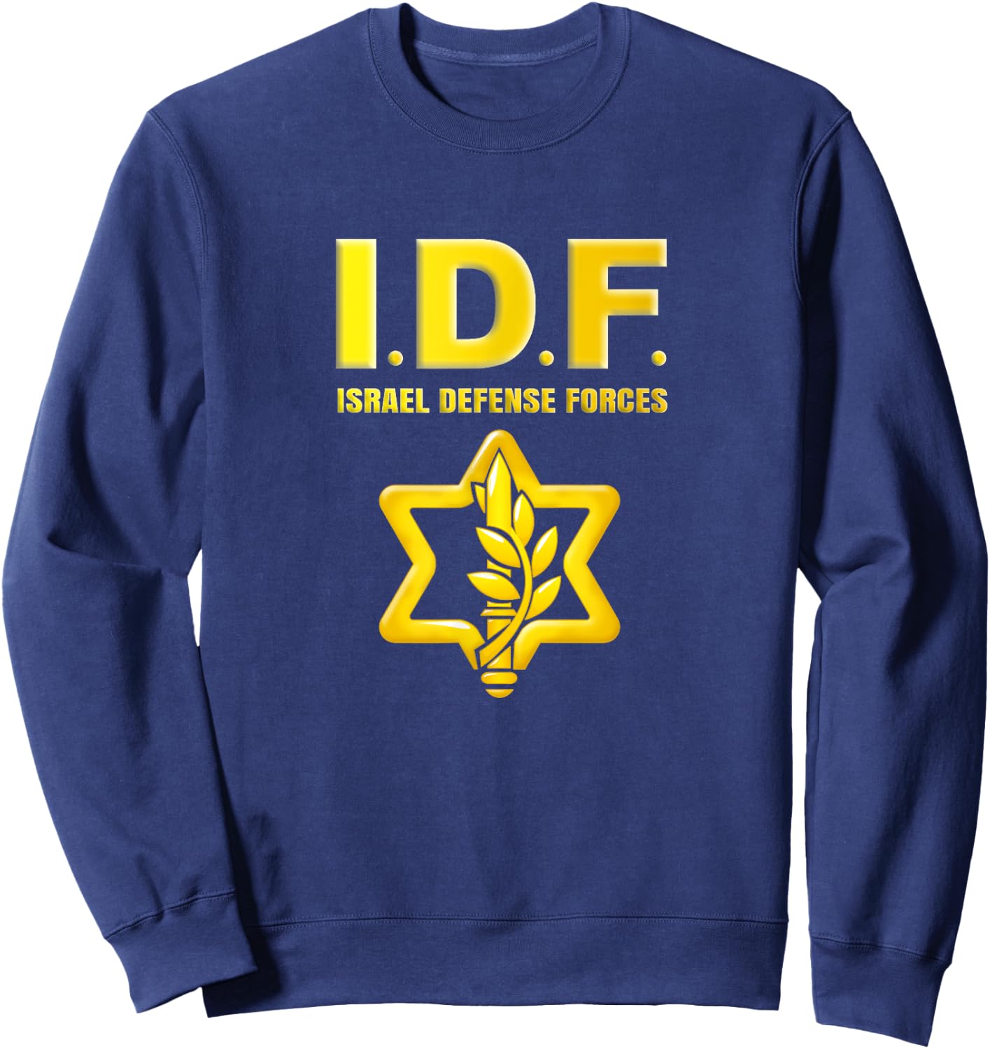 Israel Defense Forces shirt IDF Tzahal Krav Maga Sweatshirt - Sweatshirt | Navy