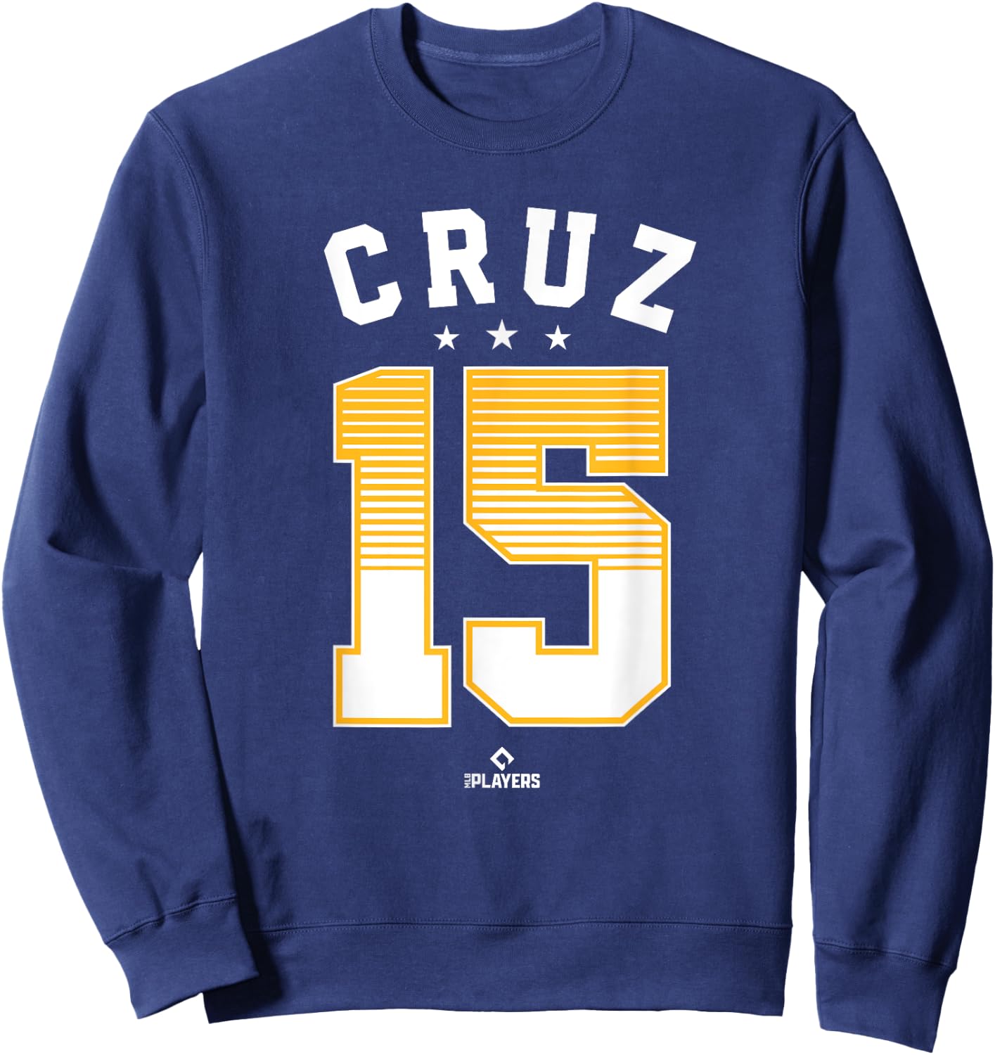 Oneil Cruz 15 Pittsburgh MLBPA Sweatshirt - Sweatshirt | Navy