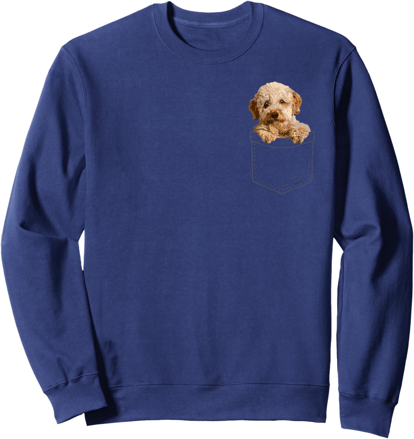 Cute Goldendoodle Design Women Goldendoodle Doodle Sweatshirt - Sweatshirt | Navy