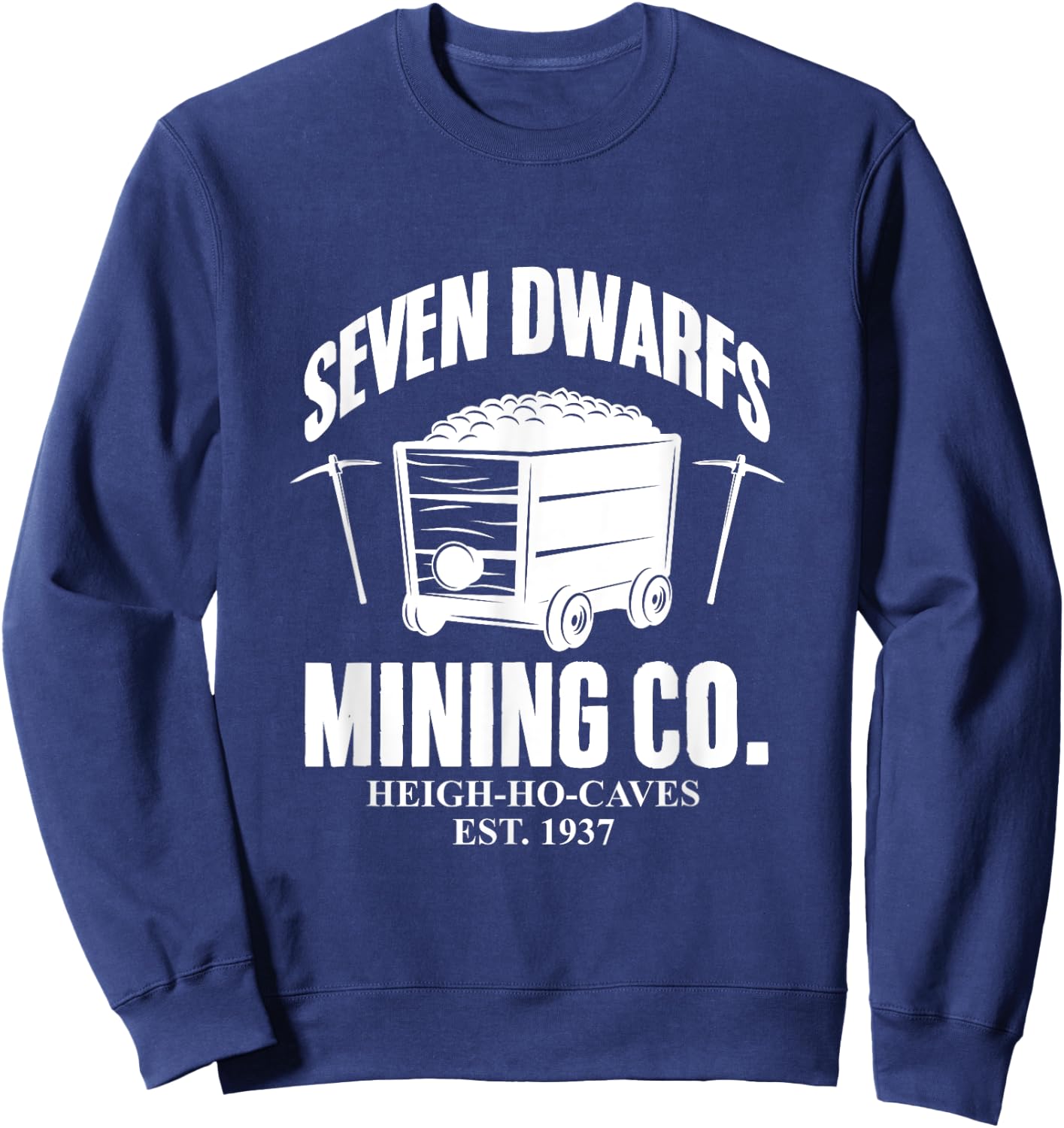 Seven Dwarfs Mining Co. Coal Miner Gold Miner Pitman Sweatshirt - Sweatshirt | Navy