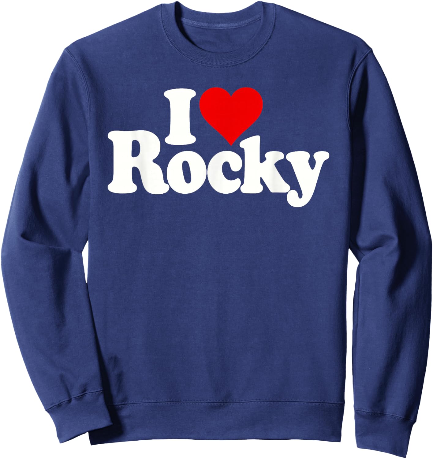 I Love Heart Rocky Sweatshirt - Sweatshirt | Navy