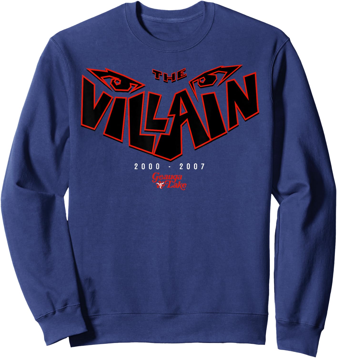 The Villian Rollercoaster Geauga Lake Sweatshirt - Sweatshirt | Navy