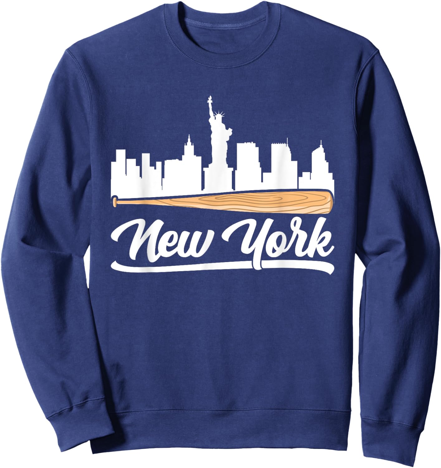New York City Baseball Skyline Sweatshirt - Sweatshirt | Navy
