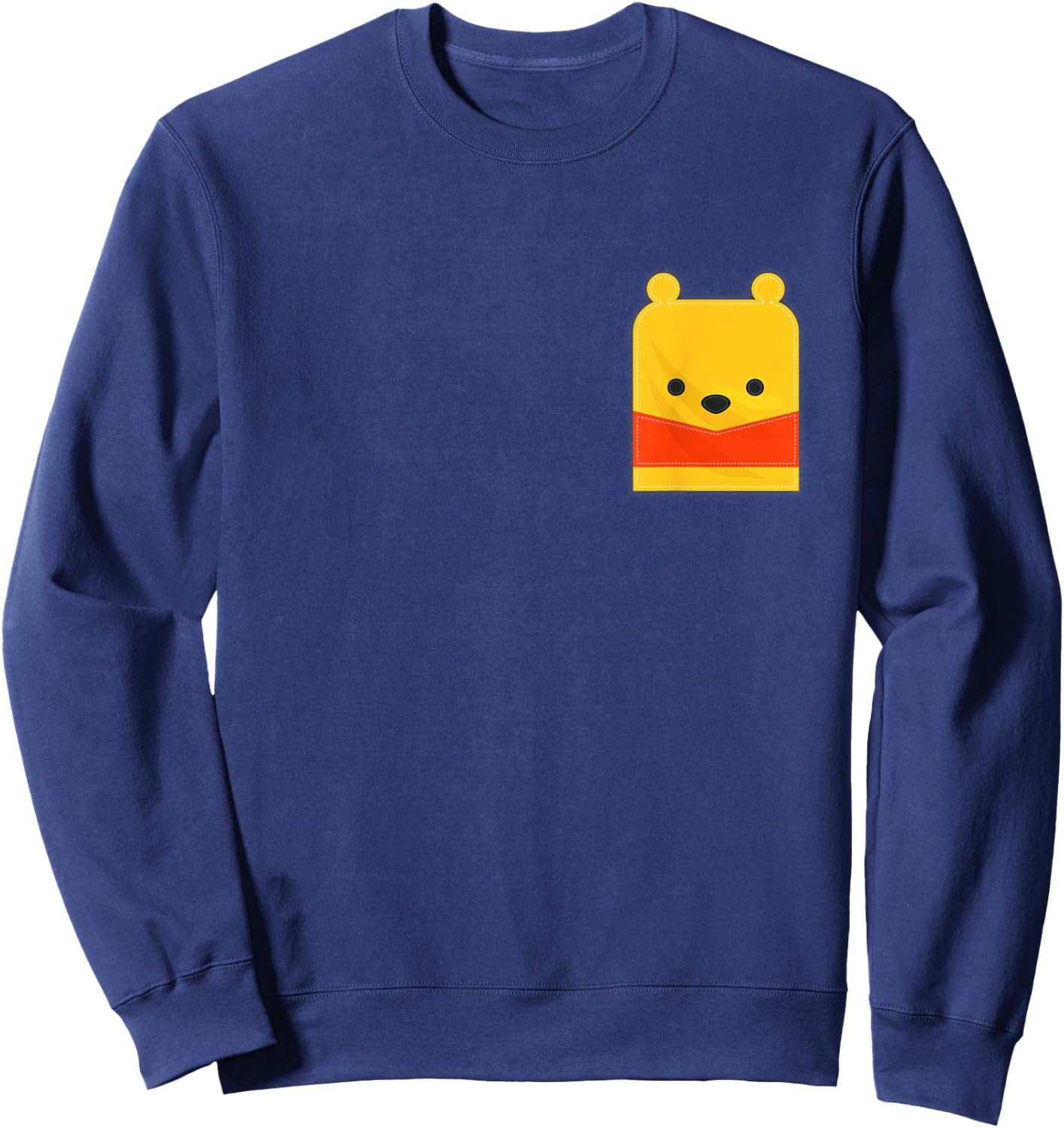 Disney Winnie The Pooh Small Block Character Pocket Sweatshirt - Sweatshirt | Navy