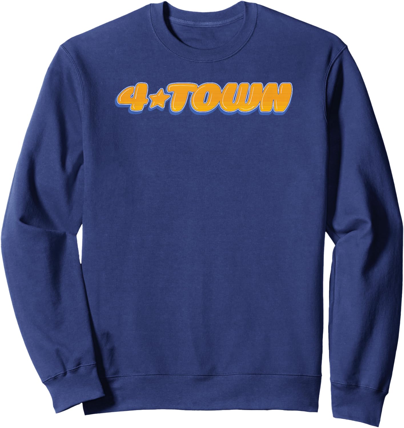 Disney Pixar Turning Red 4 Town Simple Text Logo Sweatshirt - Sweatshirt | Navy