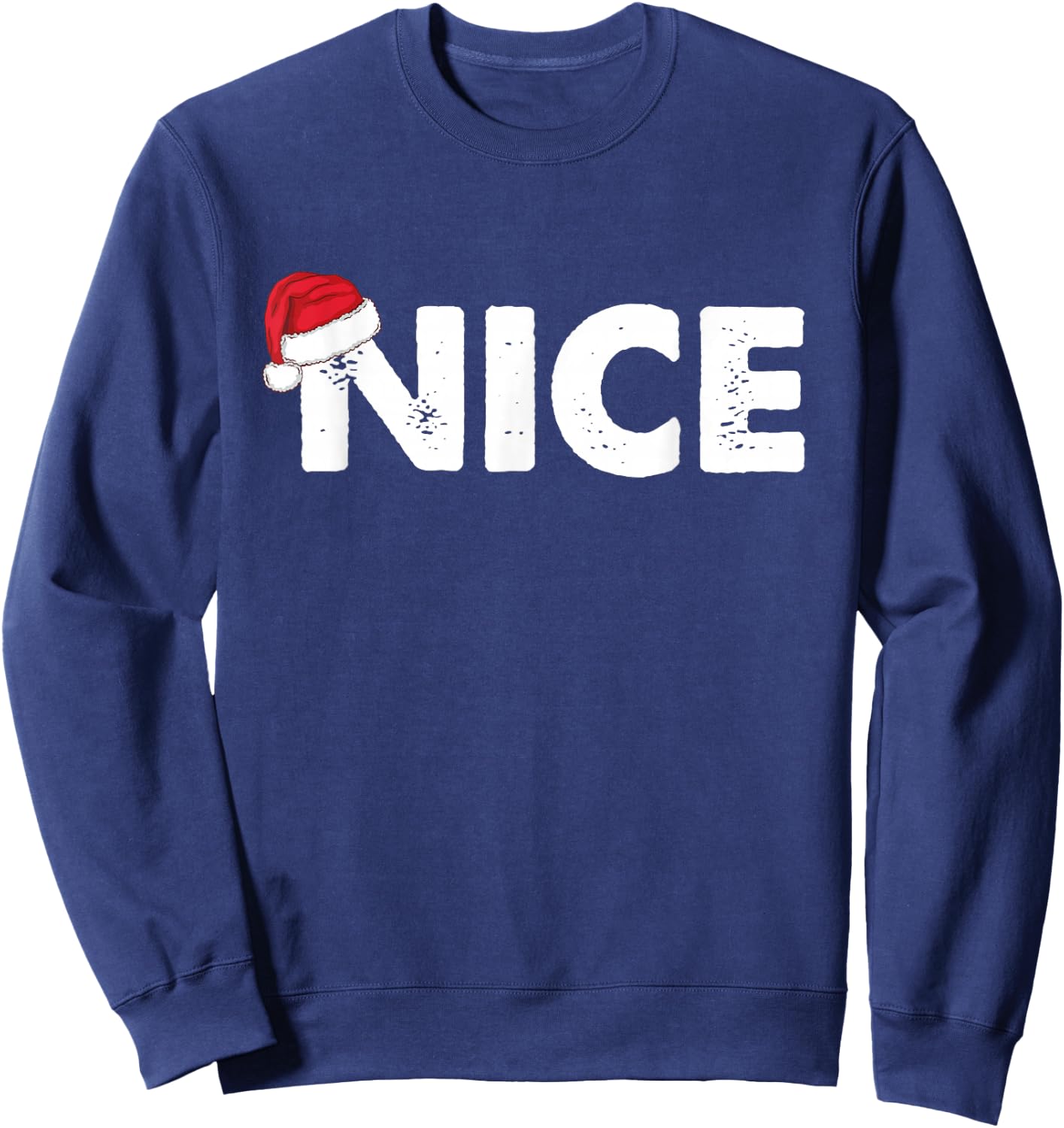 Naughty or Nice Matching Christmas Sweatshirt - Sweatshirt | Navy