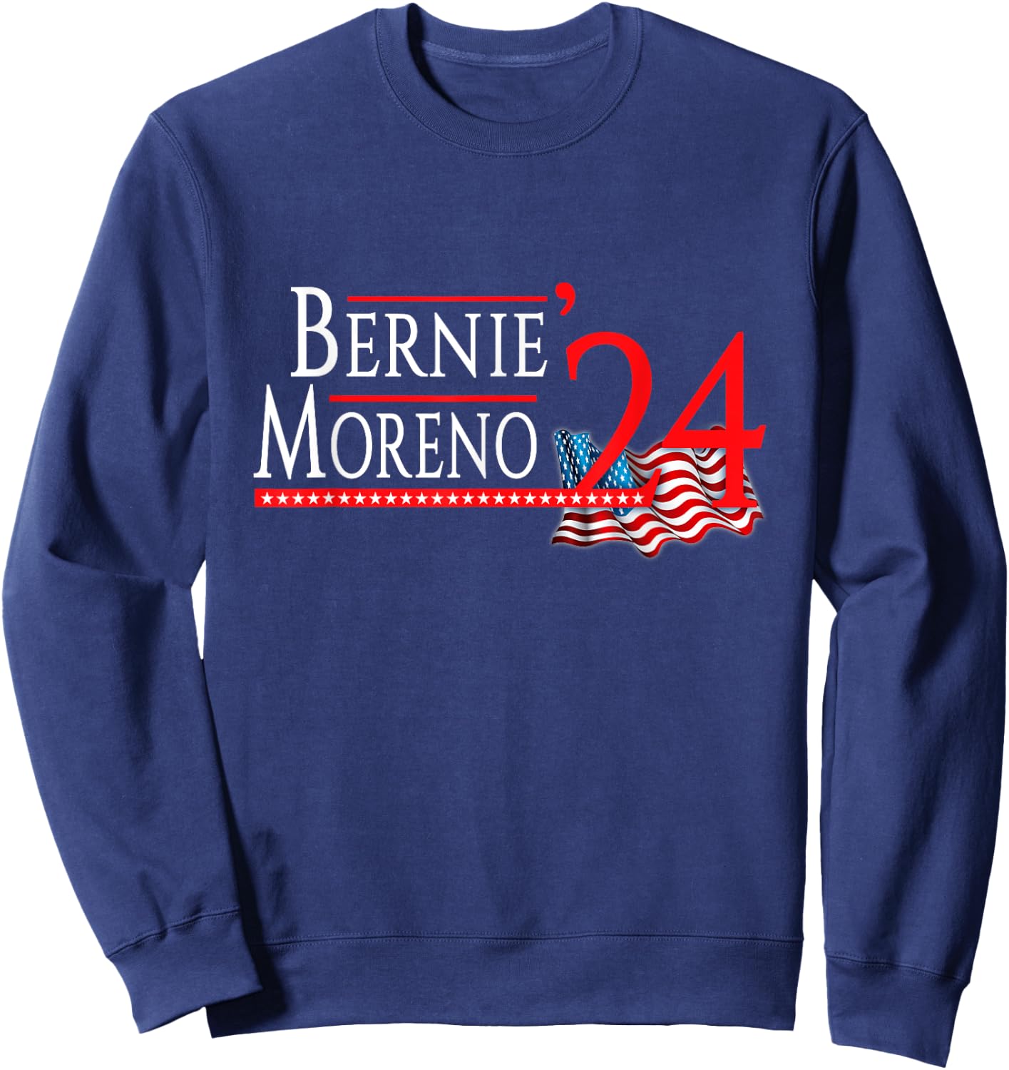 Bernie Moreno For US Senate 2024 Senator Ohio Election Sweatshirt - Sweatshirt | Navy