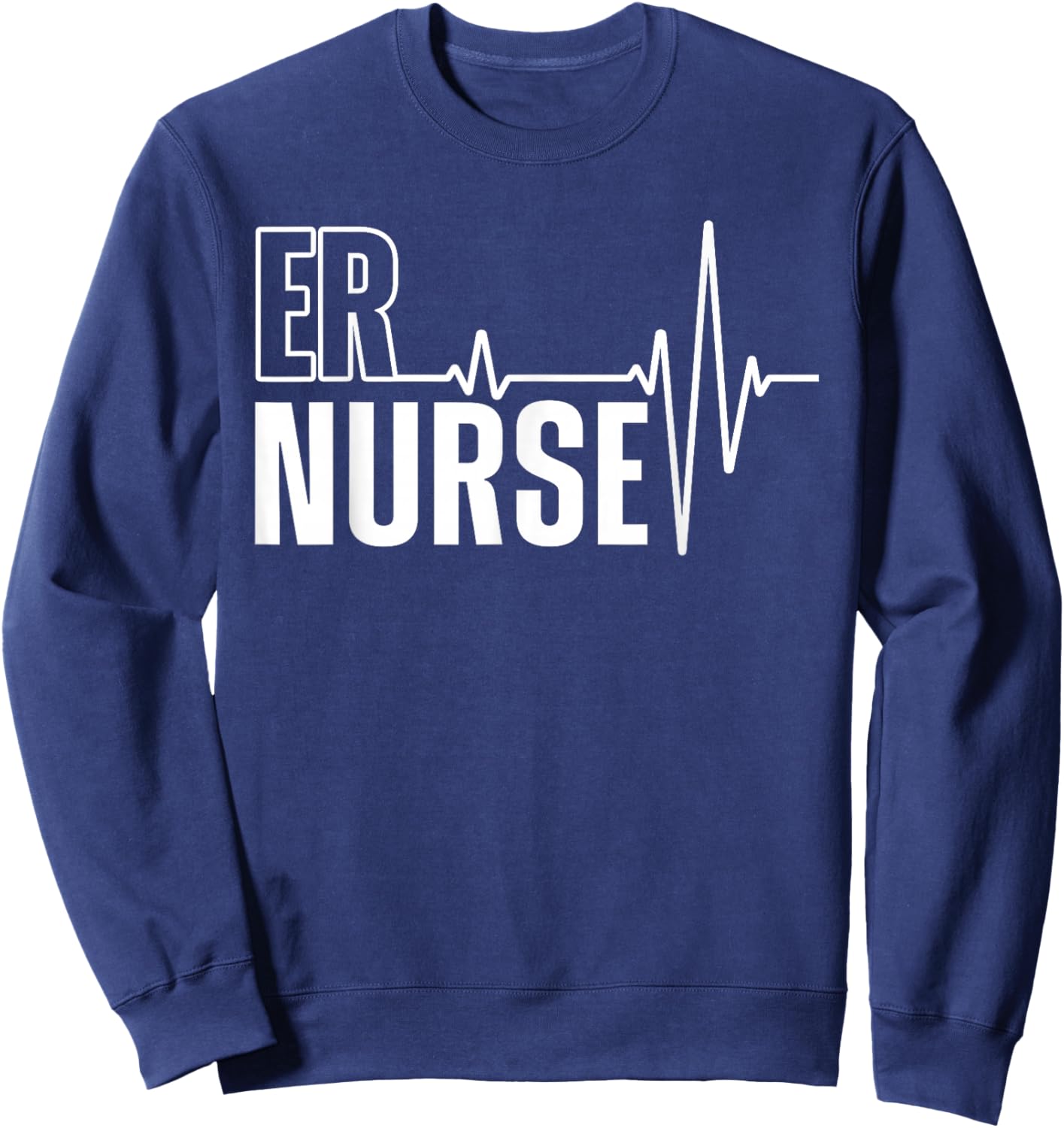 Cool Emergency Room Nurse Design Women ER Nursing Sweatshirt - Sweatshirt | Navy