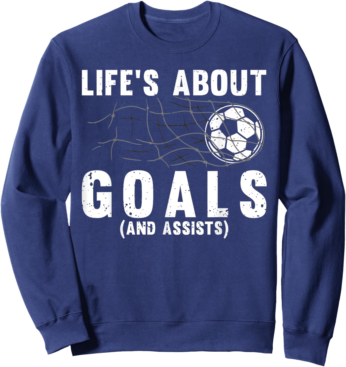 Cool Soccer Women Soccer Lovers Player Football Goal Sweatshirt - Sweatshirt | Navy