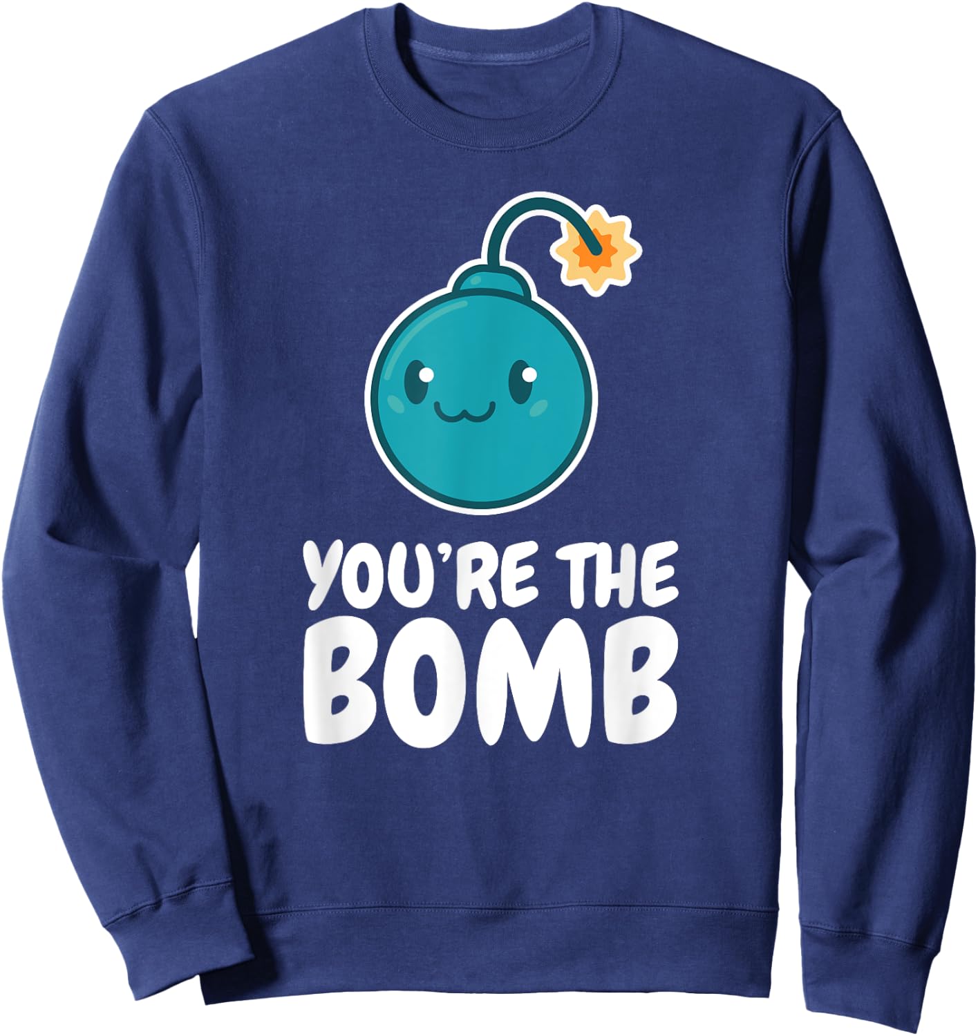 You're the Bomb Bubble Relaxing Bath Bombs Sweatshirt - Sweatshirt | Navy