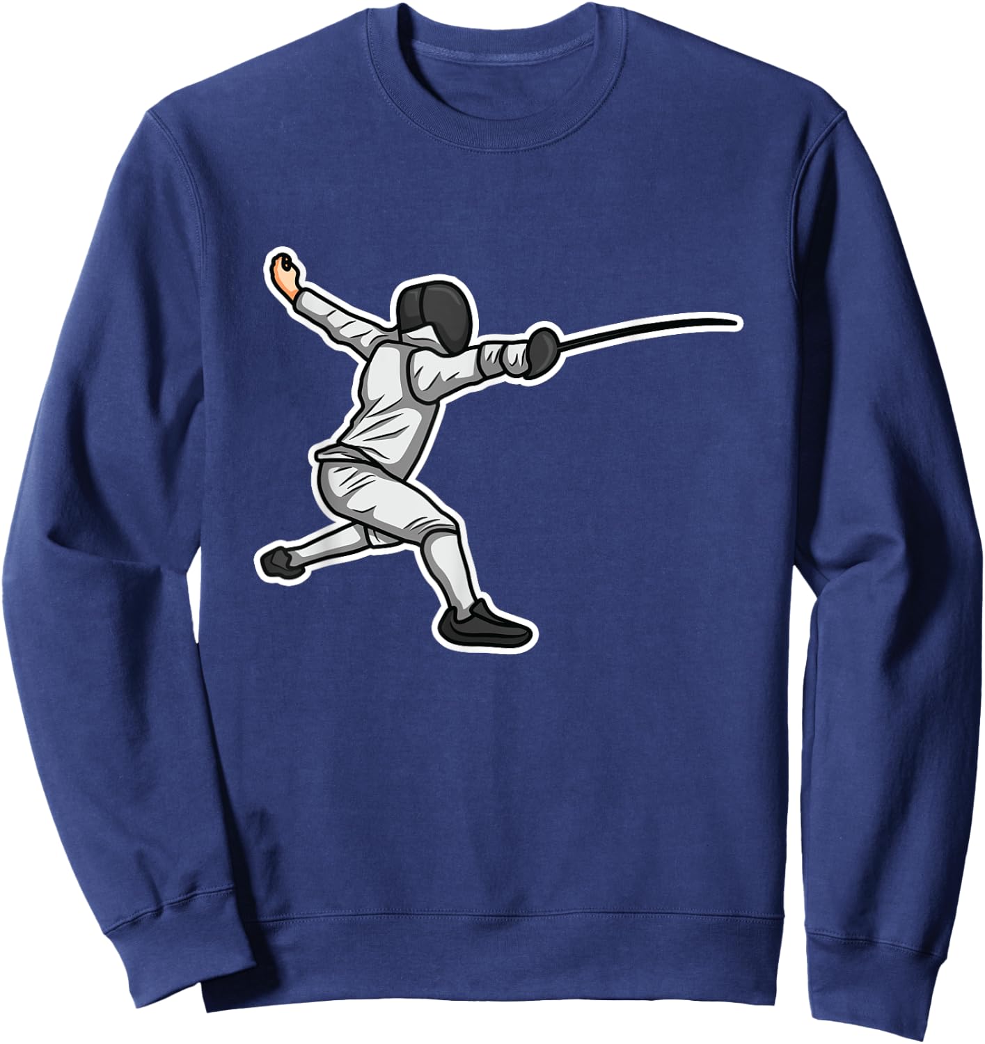 Little Fencer Fencing Lover Épée Sweatshirt - Sweatshirt | Navy