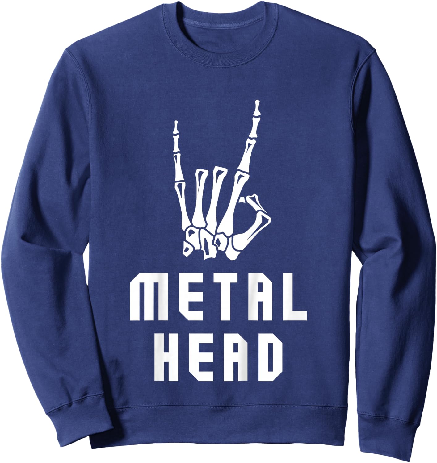 Metal Head Kids. For Metalhead Boys & Girls Into Metal Bands Sweatshirt - Sweatshirt | Navy