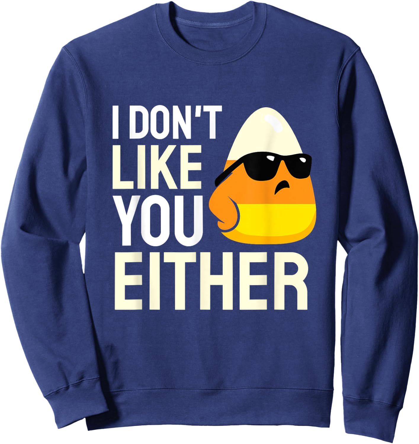 Halloween Costume Team Candy Corn Sweatshirt - Sweatshirt | Navy