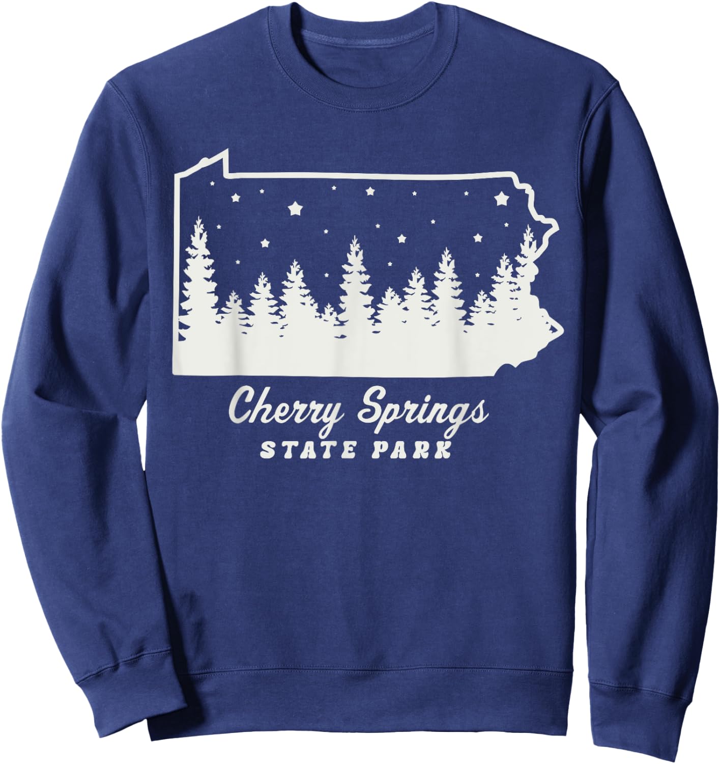 Cherry Springs State Park Pennsylvania Stargazing Stars Sweatshirt - Sweatshirt | Navy