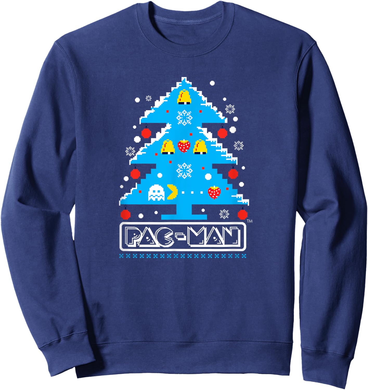 PAC-MAN Christmas Sweatshirt - Sweatshirt | Navy