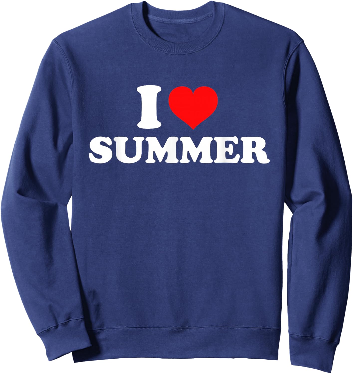 I Love Summer Sweatshirt - Sweatshirt | Navy