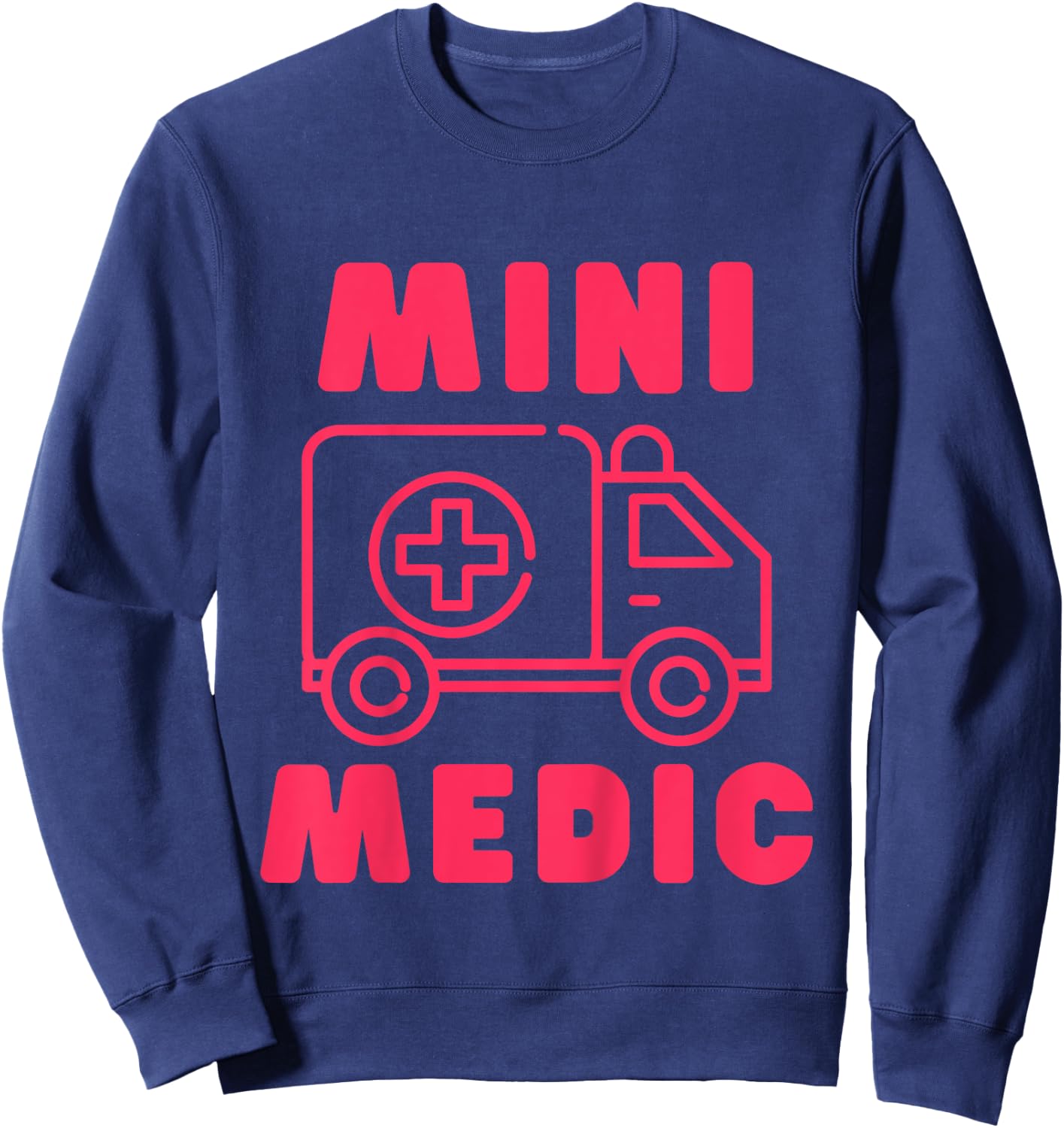 Mini Medic Paramedic Toddler First Responders EMT Kids Sweatshirt - Sweatshirt | Navy