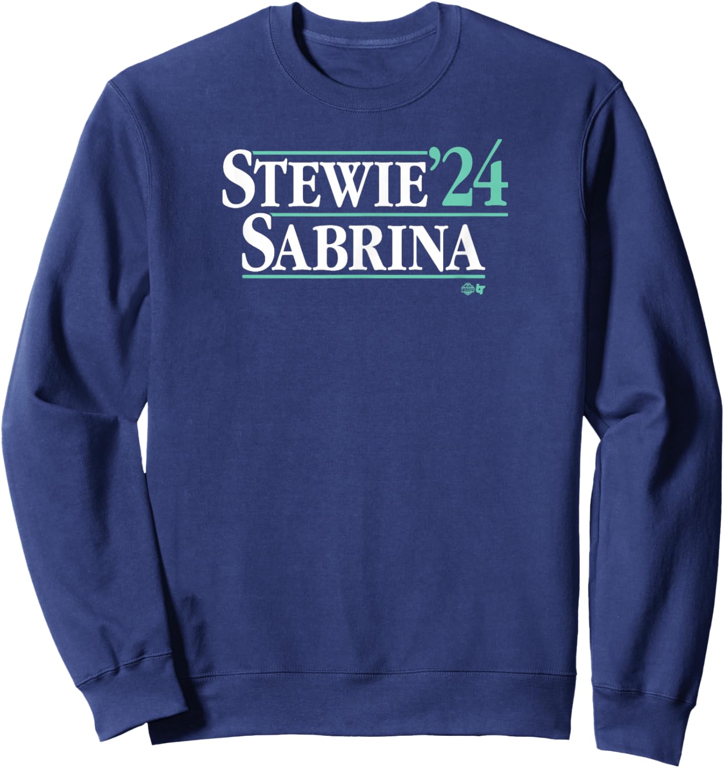 Breanna Stewart & Sabrina Ionescu '24 - New York Basketball Sweatshirt - Sweatshirt | Navy