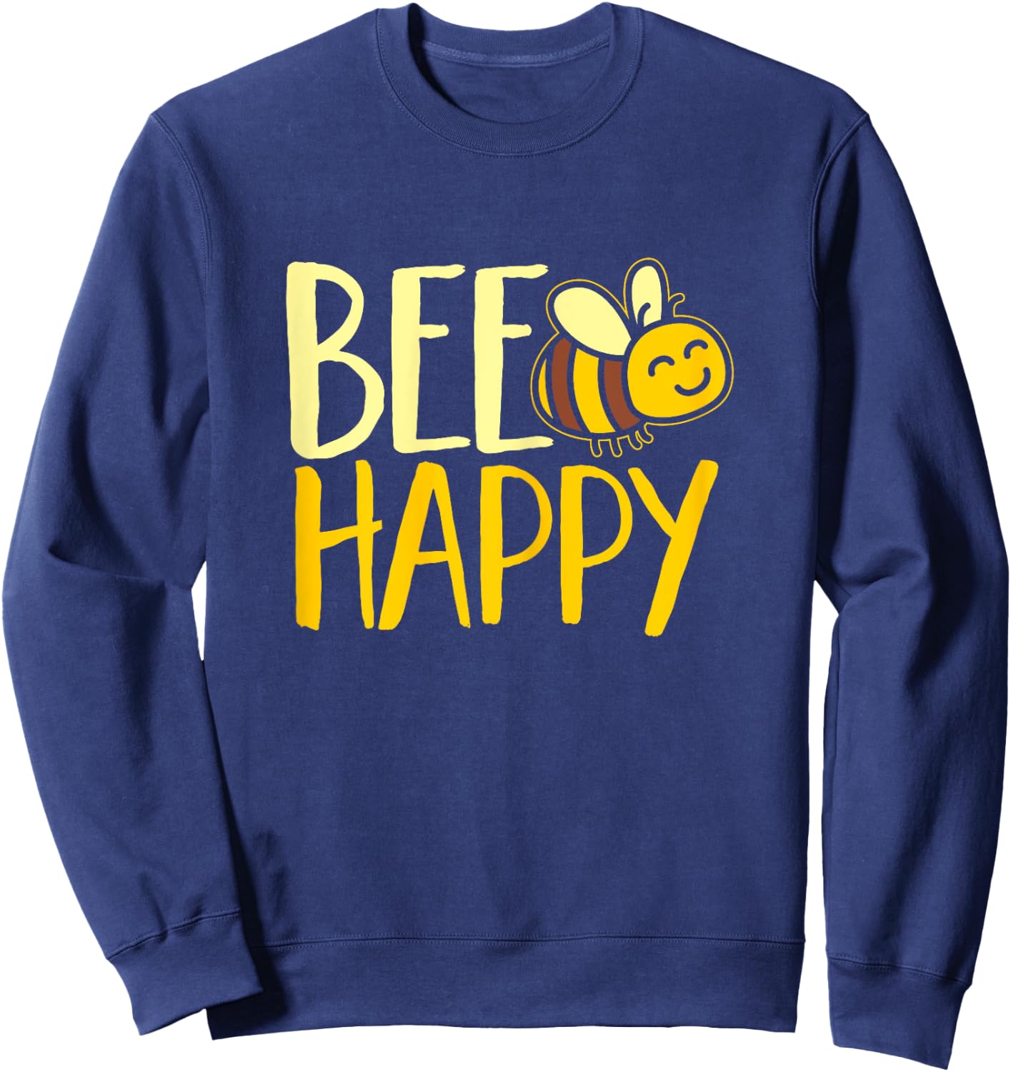 Kids & Women Bumble Bee Cute Bee Happy Sweatshirt - Sweatshirt | Navy