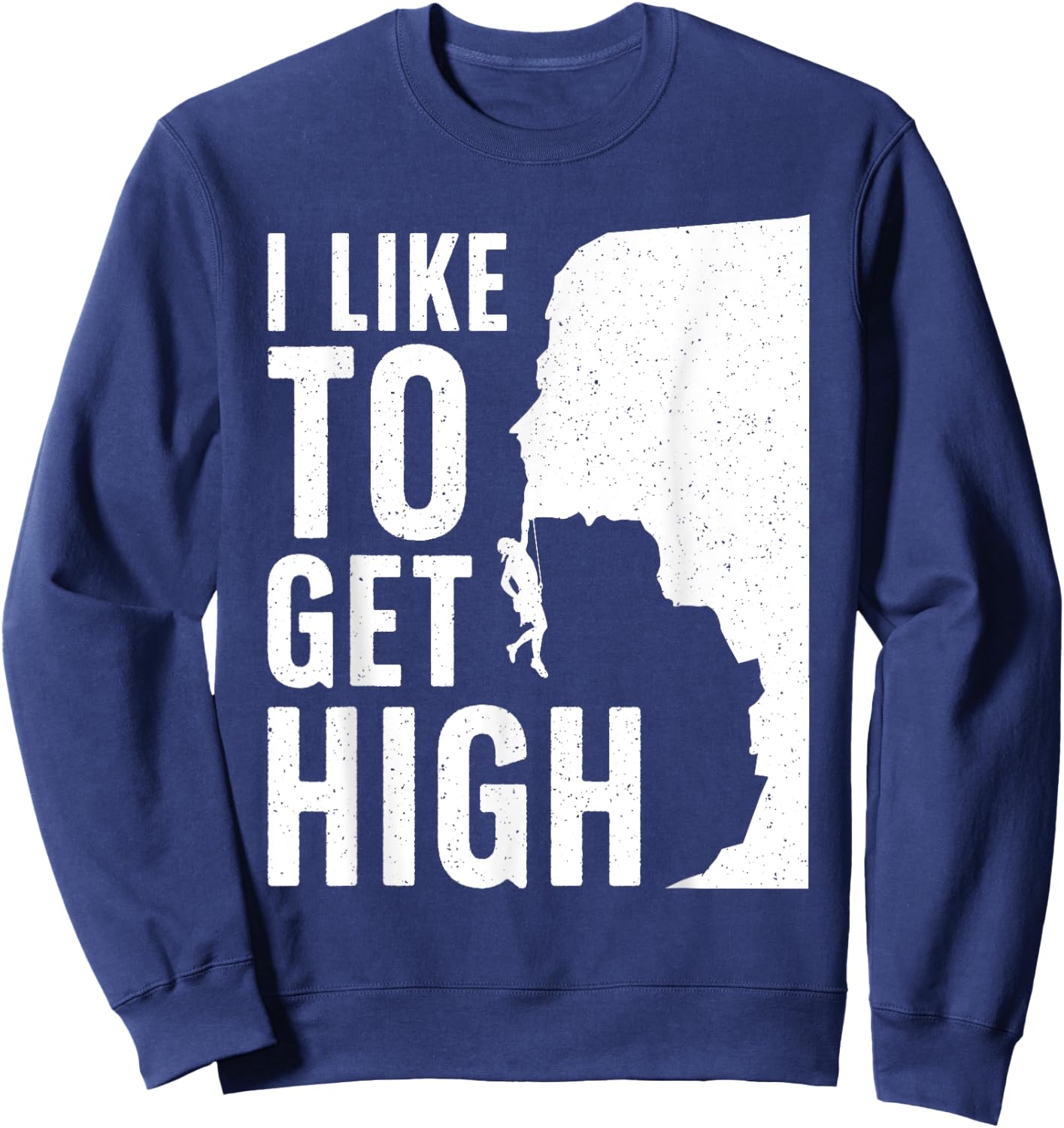 Cool Rock Climbing Women Kids Mountain Rock Climbers Sweatshirt - Sweatshirt | Navy