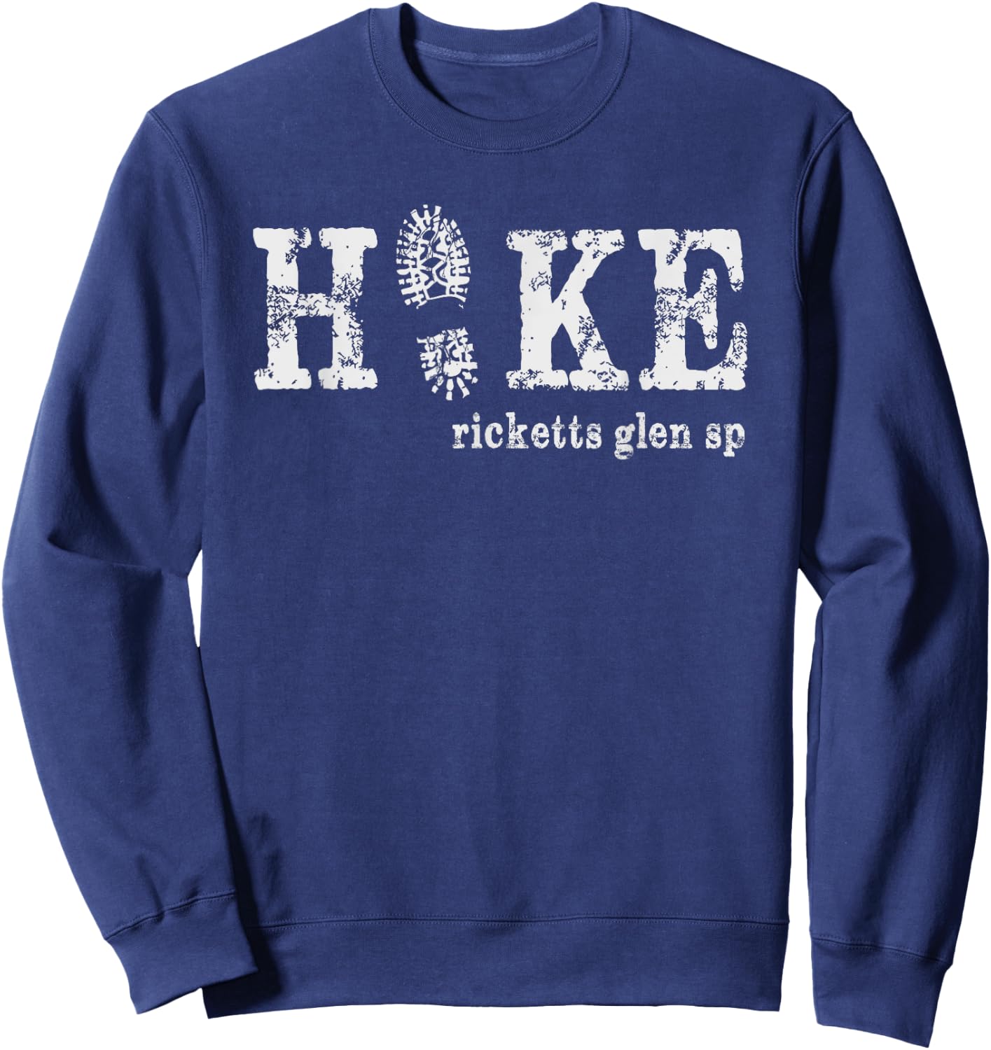 Hike Ricketts Glen State Park Pennsylvania Sweatshirt - Sweatshirt | Navy