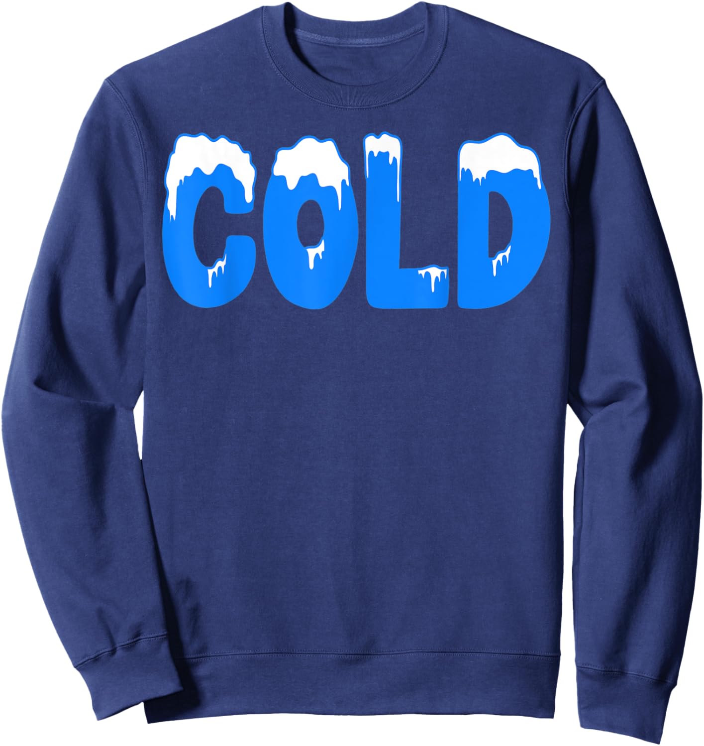 Funny Hot and Cold Costume Halloween Family Matching Sweatshirt - Sweatshirt | Navy