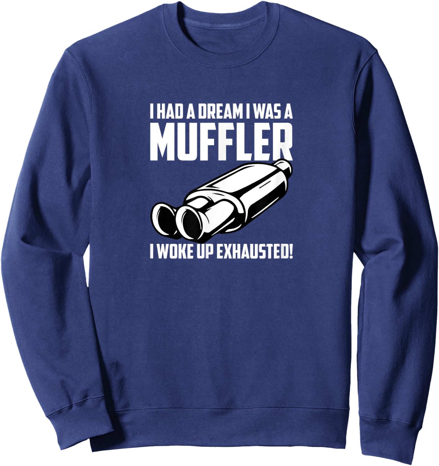 Muffler for Mechanical Engineer Sweatshirt - Sweatshirt | Navy