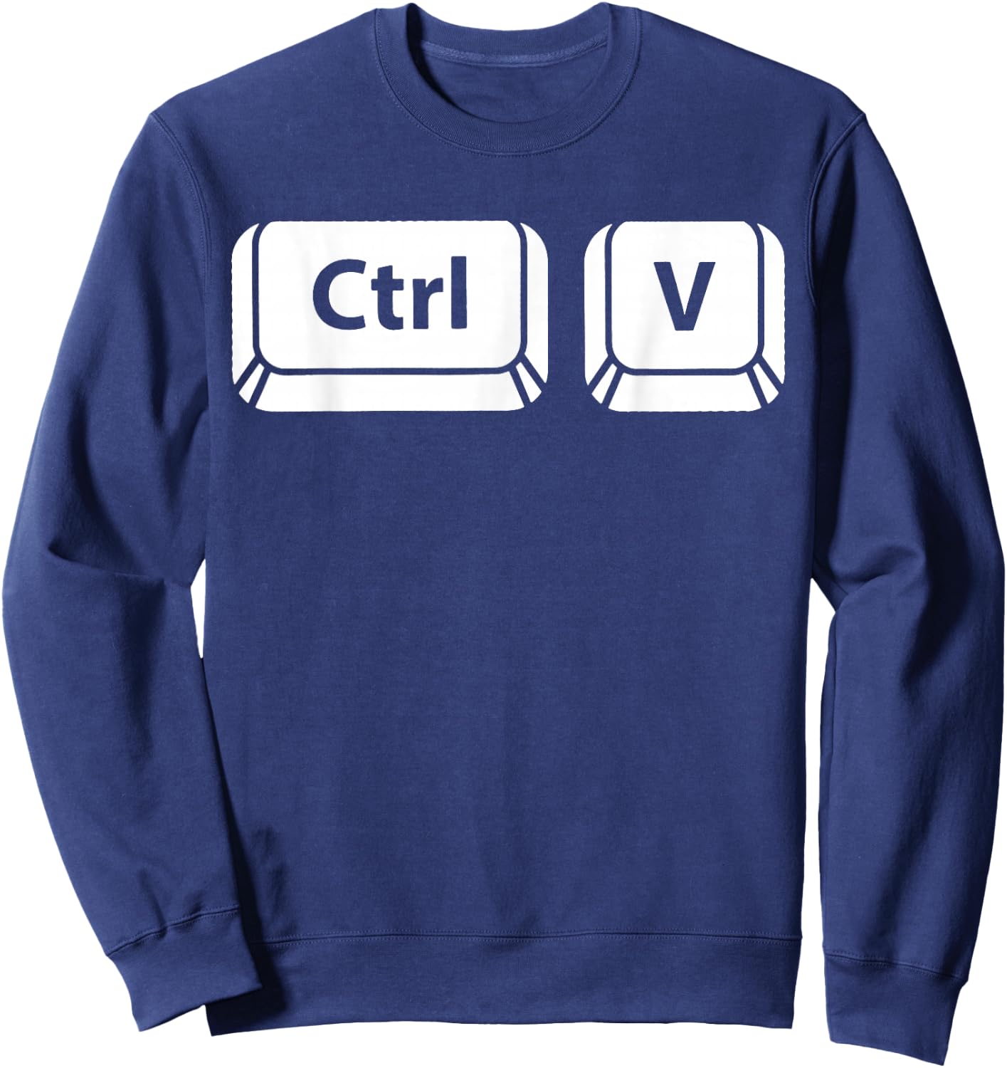 Ctrl+v and Ctrl+c set for parents and children Sweatshirt - Sweatshirt | Navy