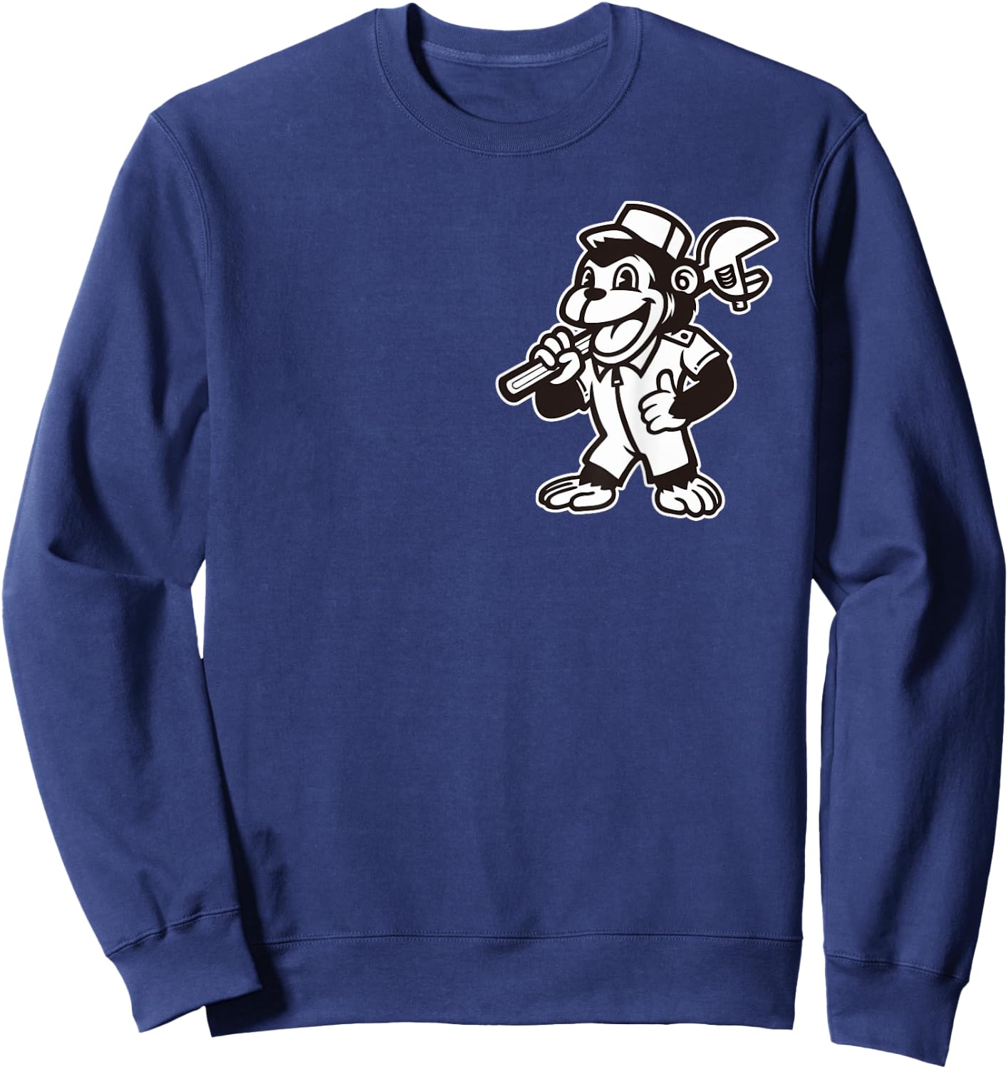 Vintage Grease Monkey Sweatshirt - Sweatshirt | Navy