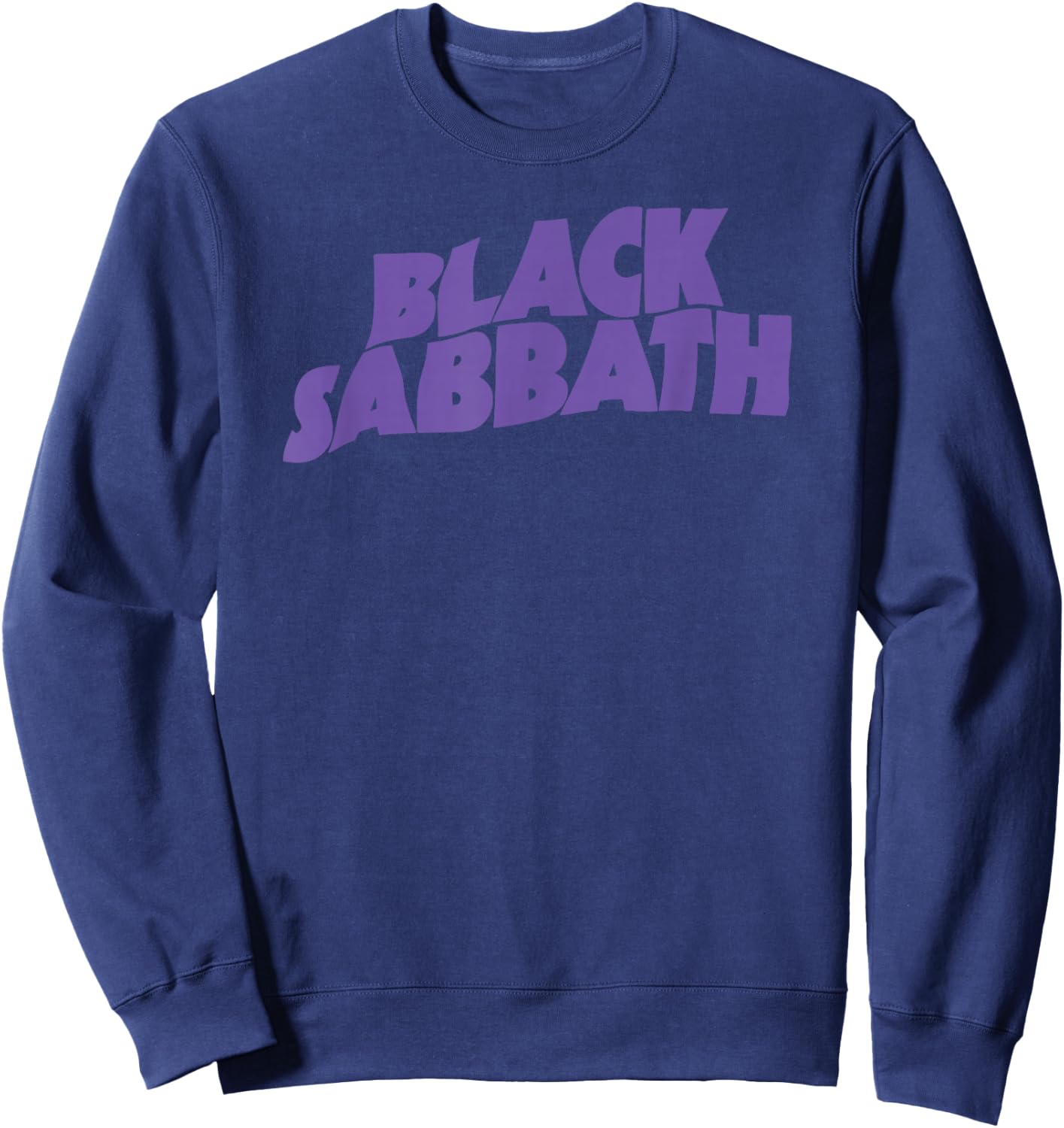 Black Sabbath Purple Logo Sweatshirt - Sweatshirt | Navy